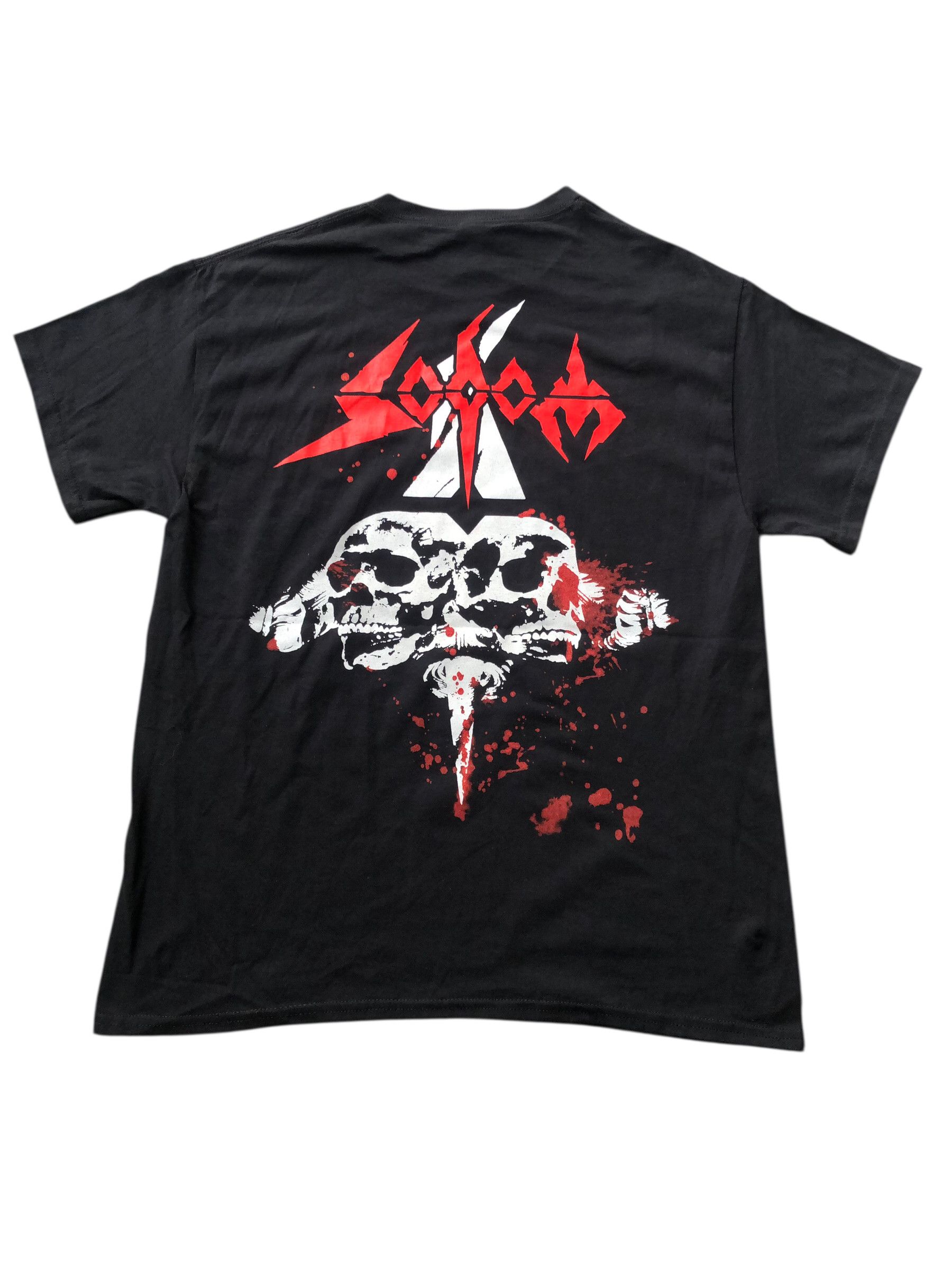Band Tees 🔥Vintage Y2K SODOM 'In War And Pieces' Metal Grind T-Shirt Size US L / EU 52-54 / 3 - 2 Thumbnail