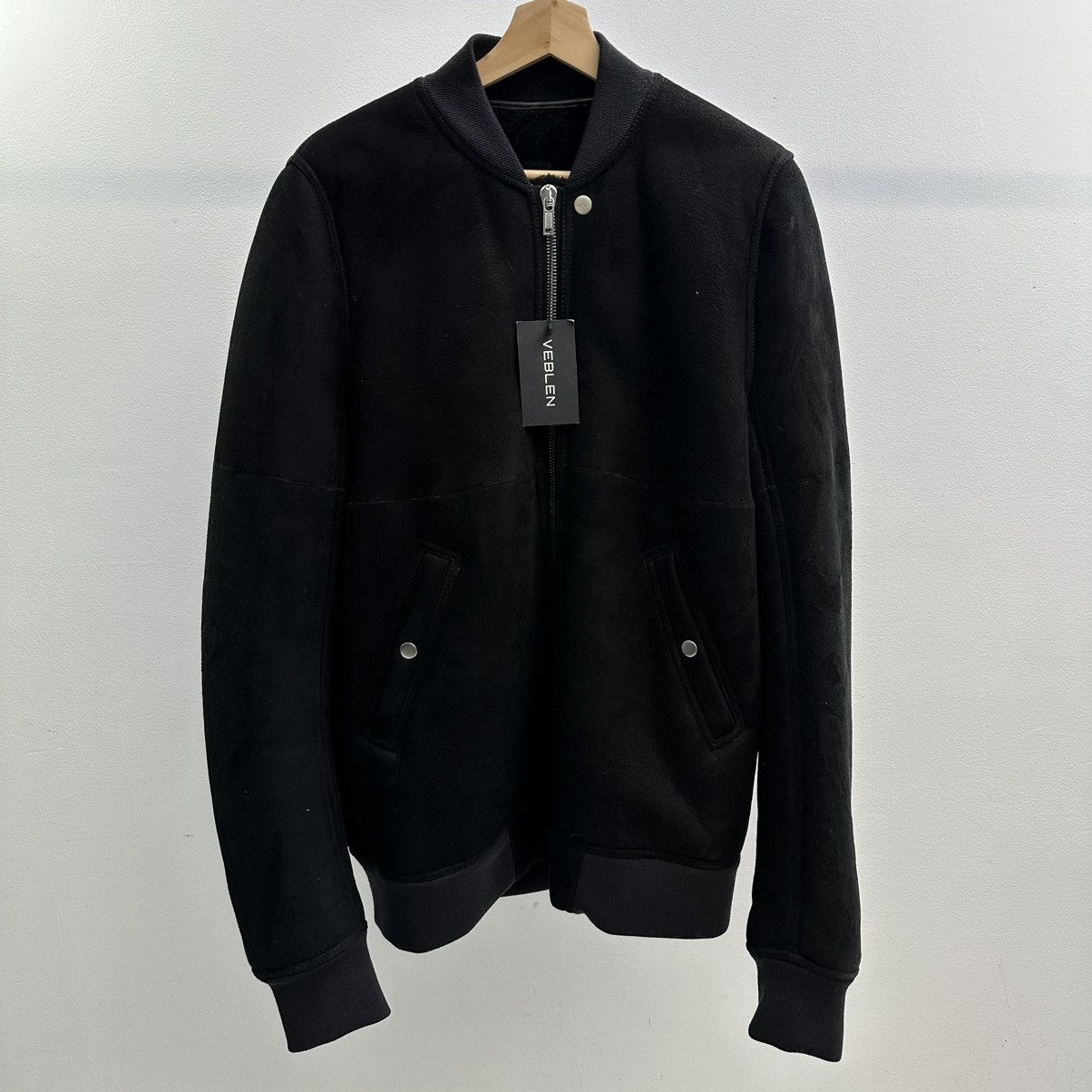 Rick Owens Rick Owens Suede Shearling Lined Bomber Jacket Size US L / EU 52-54 / 3 - 1 Thumbnail