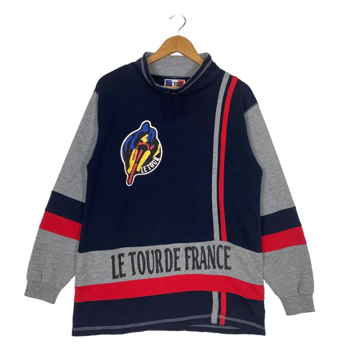 Japanese Brand Le Tour De France Big Logo Sweatshirt Size US M / EU 48-50 / 2 - 2 Thumbnail