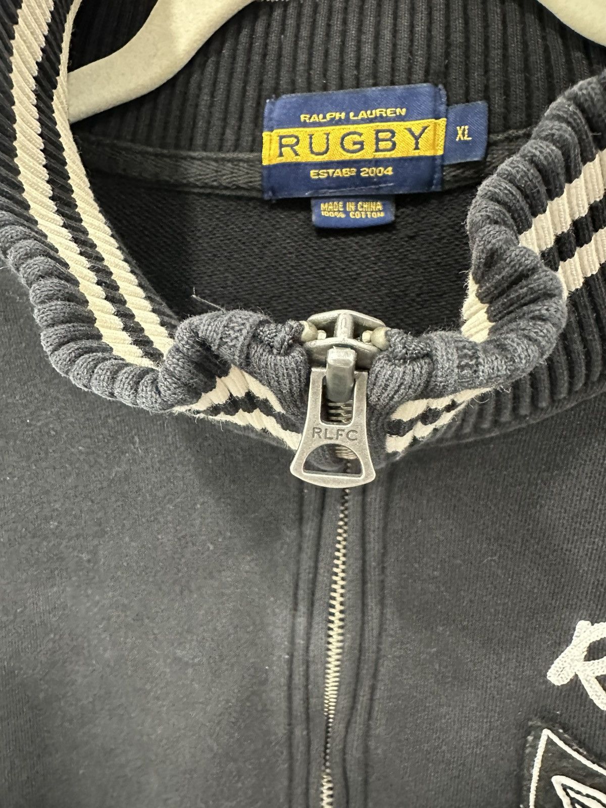 Rugby Ralph Lauren Rugby Ralph Lauren Tiger Crest Qtr Zip Black XL Size US XL / EU 56 / 4 - 5 Thumbnail