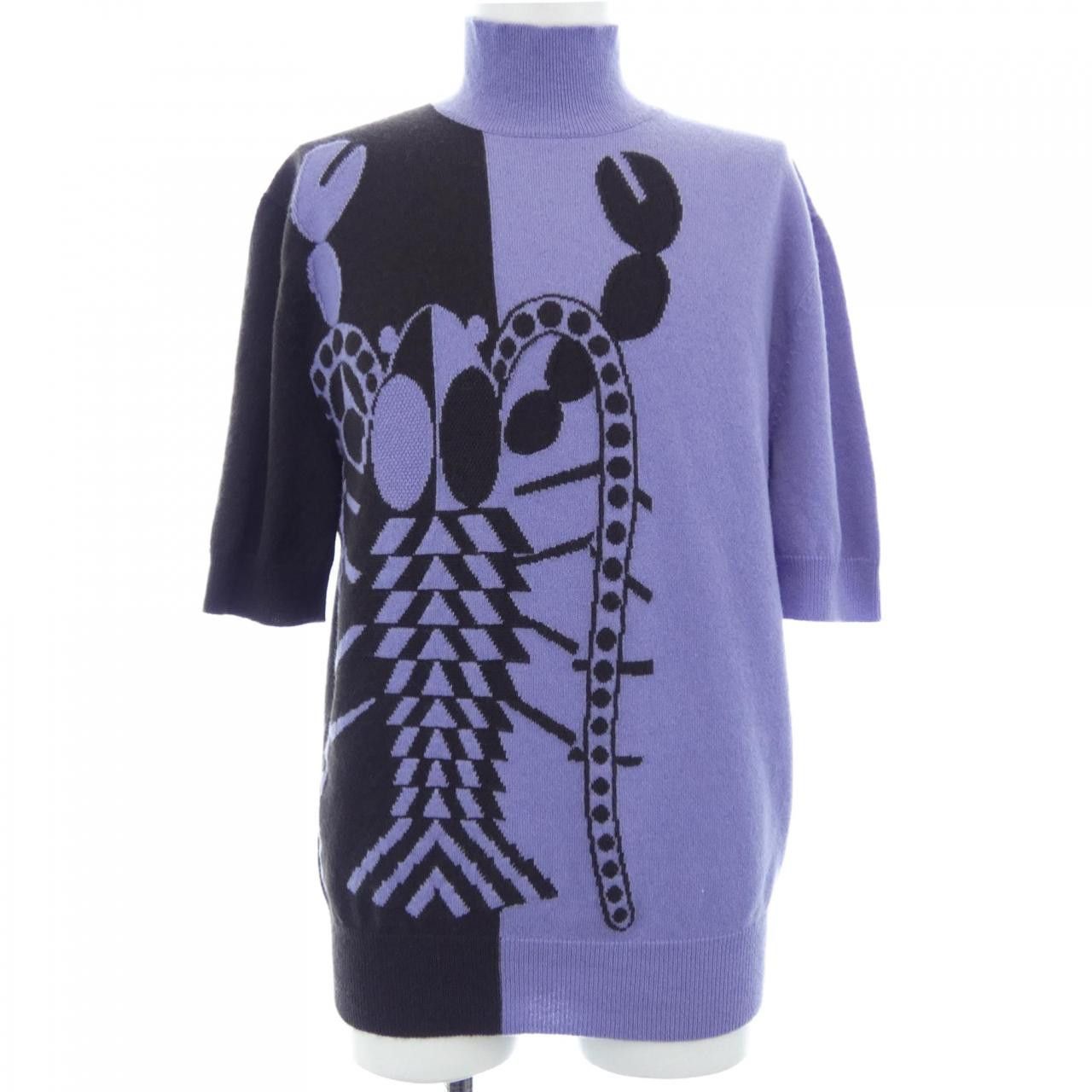 Hermes Hermes Hermes Cashmere Knit Textile Tops DUTY FREE for USA Size ONE SIZE - 1 Thumbnail