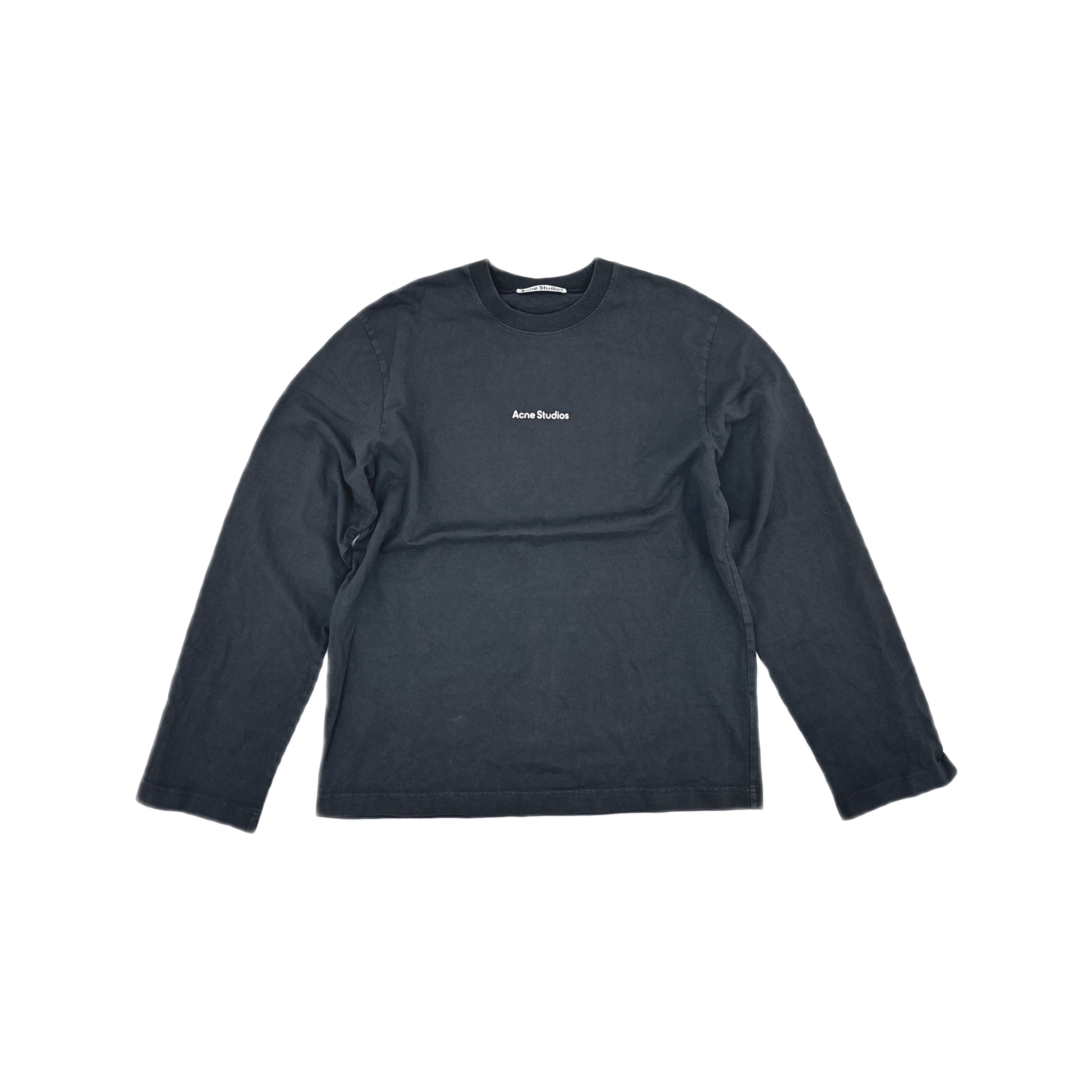 Acne Studios Acne Studios Logo Long Sleeve T-Shirt M Size US M / EU 48-50 / 2 - 1 Thumbnail