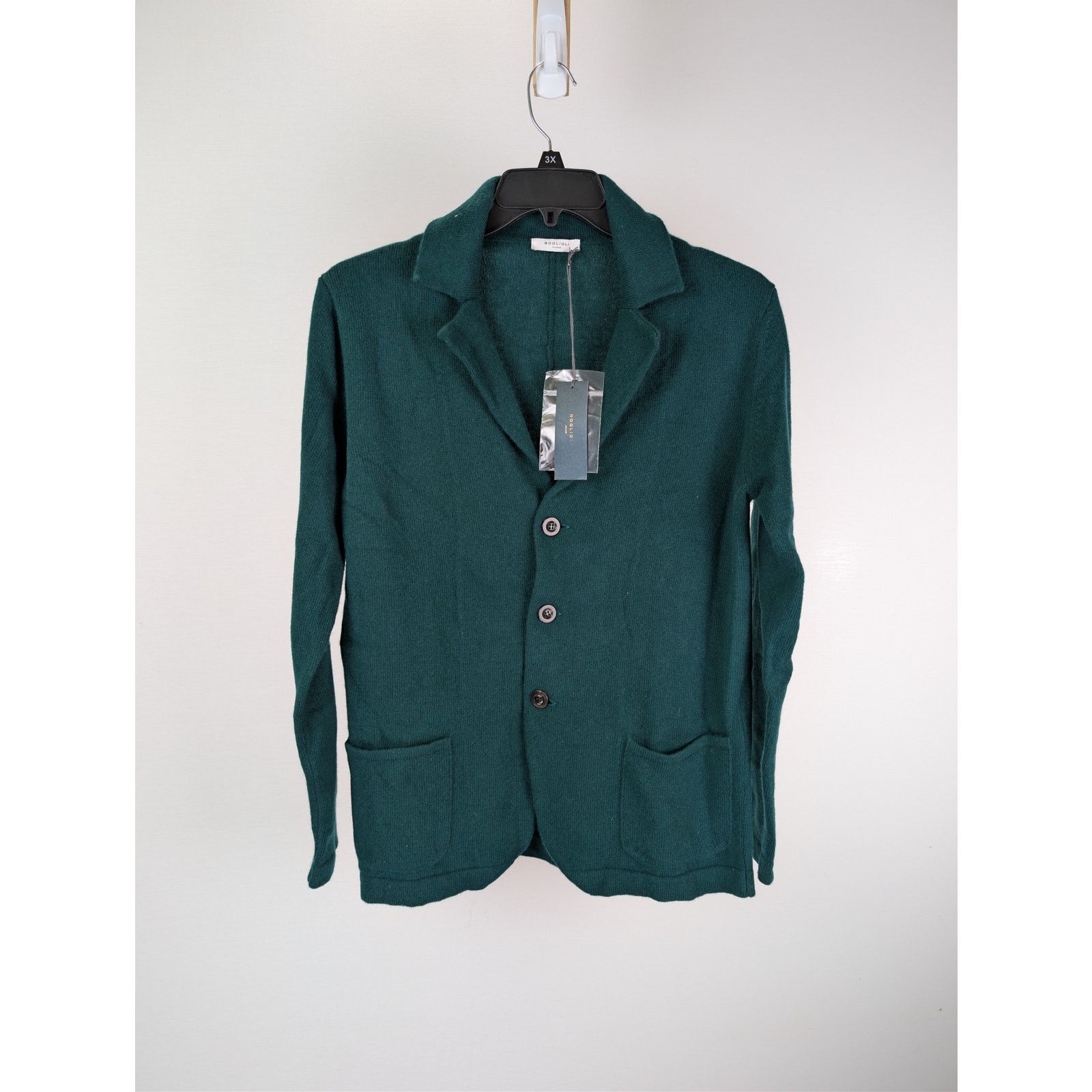 Boglioli o1rshd1 CC20 Men Sweater in Green Size US M / EU 48-50 / 2 - 1 Thumbnail