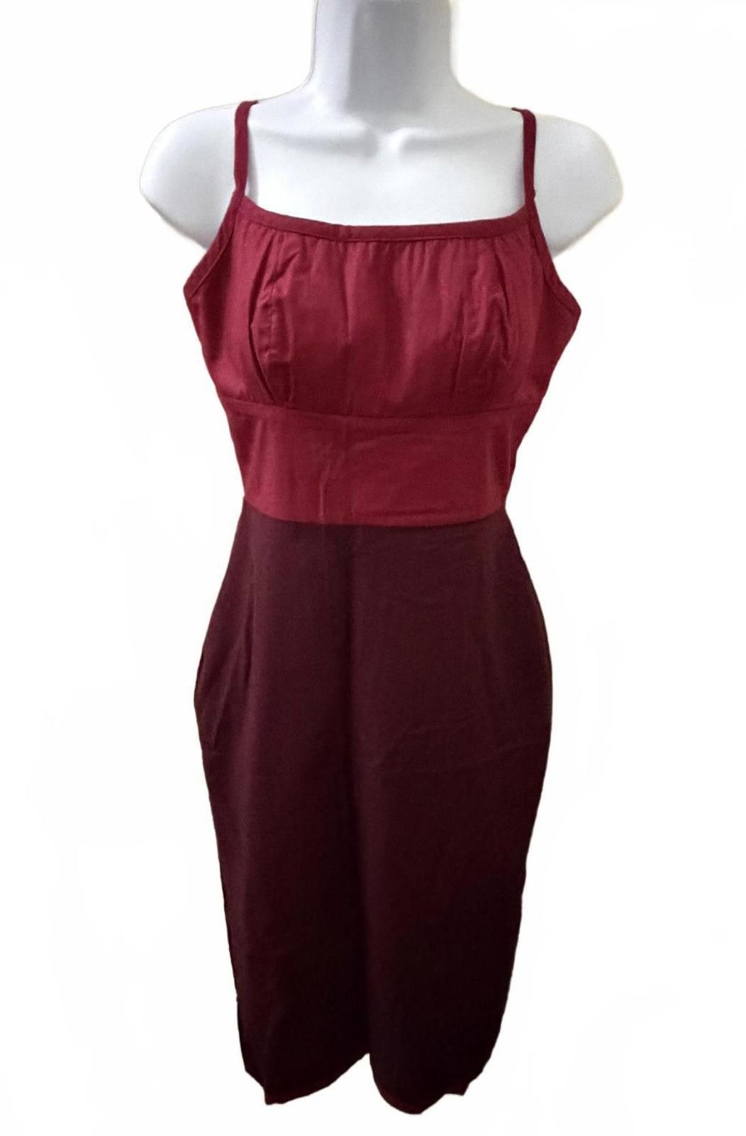 Other HEARTS & FOUND Bettie Dress in Burgundy (SMALL) Size S / US 4 / IT 40 - 9 Thumbnail
