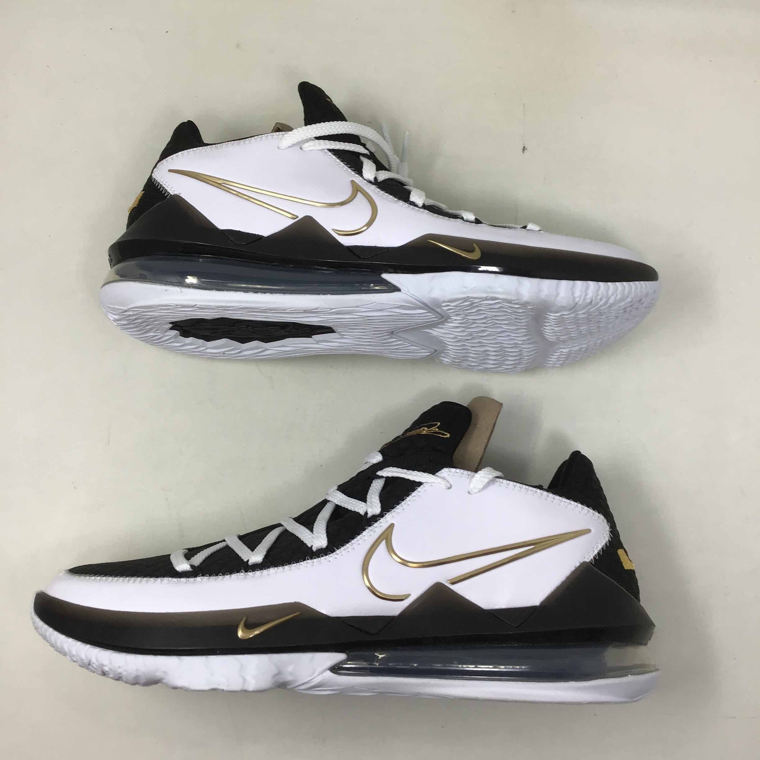 LeBron 17 Low Metallic Gold