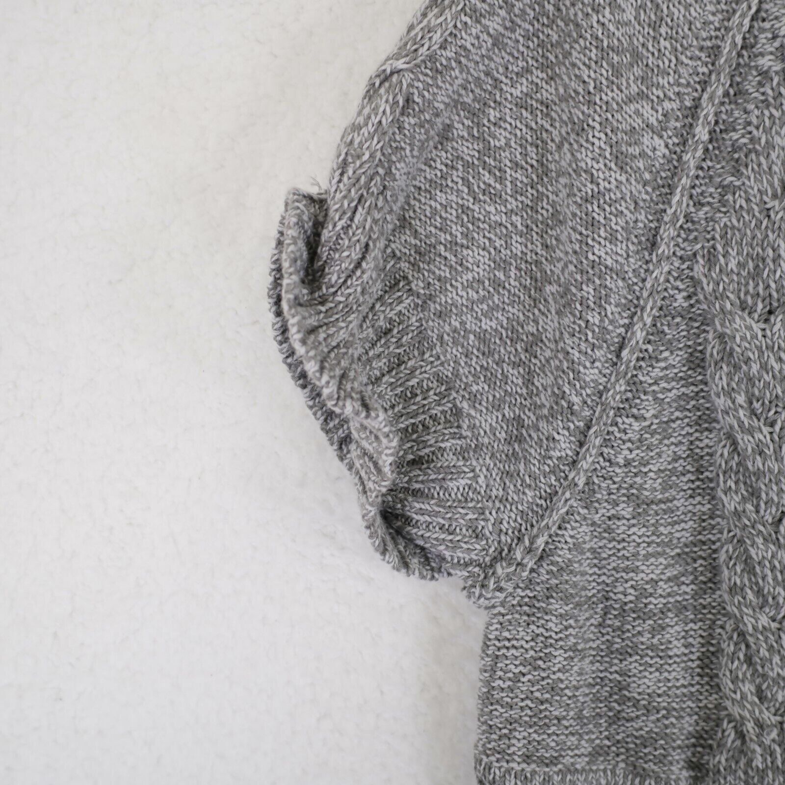 Kenneth Cole Kenneth Cole Reaction Gray Deep-V Button Cardigan Sweater XL Size XL / US 12-14 / IT 48-50 - 2 Thumbnail