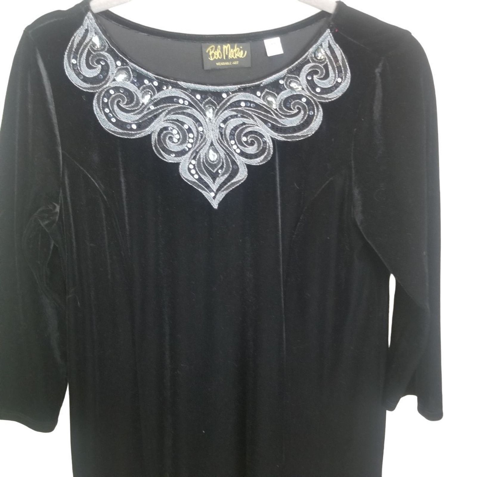 Bob Mackie Bob Mackie Velvet Maxi Dress Holiday Party Evening Size S Size S / US 4 / IT 40 - 2 Thumbnail