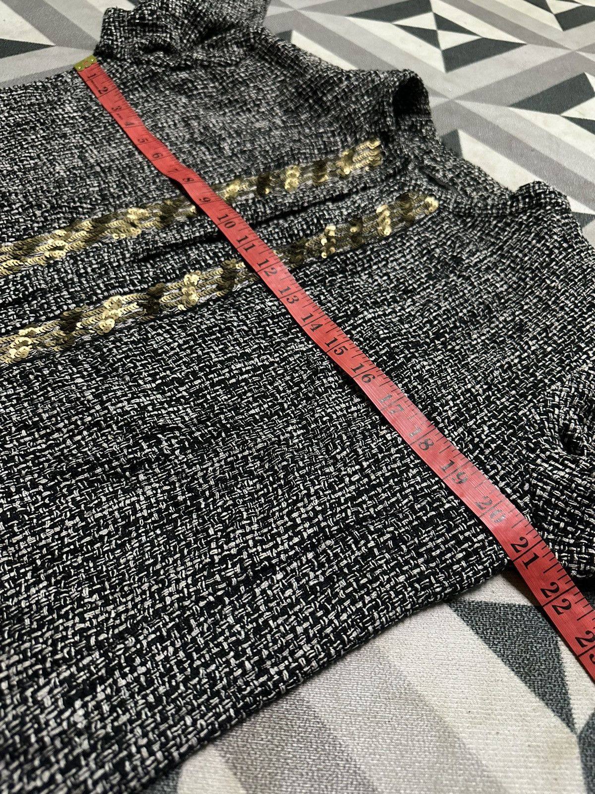 Yohji Yamamoto 🔥ARCHIVED🔥ss1997 Yohji Yamamoto signature silk tweed jacket Size S / US 4 / IT 40 - 16 Thumbnail