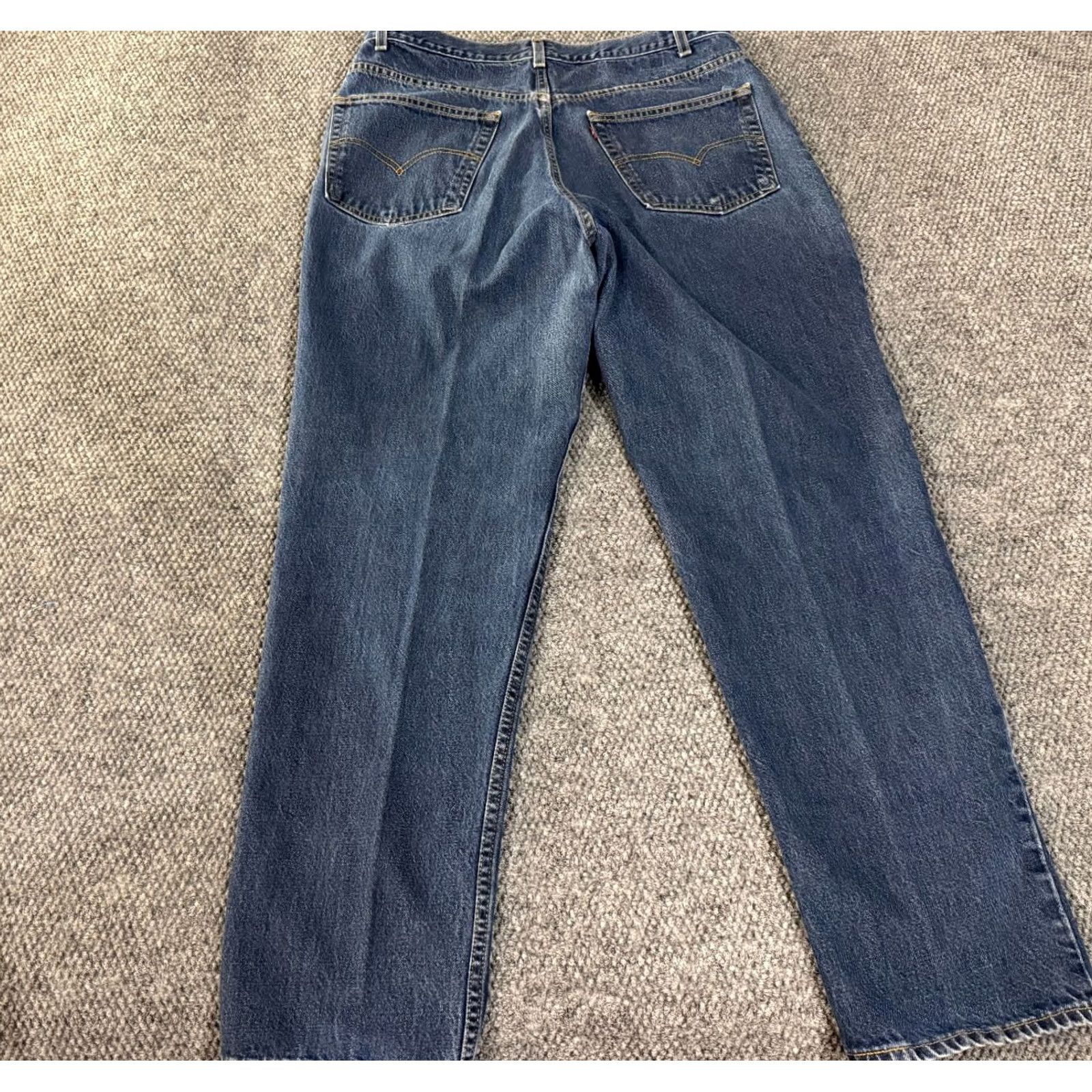 Levi's Levi's 550 Jeans Men 38x32 Blue Relaxed Fit Denim Straight Leg Casual Shirt? Size US 38 / EU 54 - 7 Thumbnail