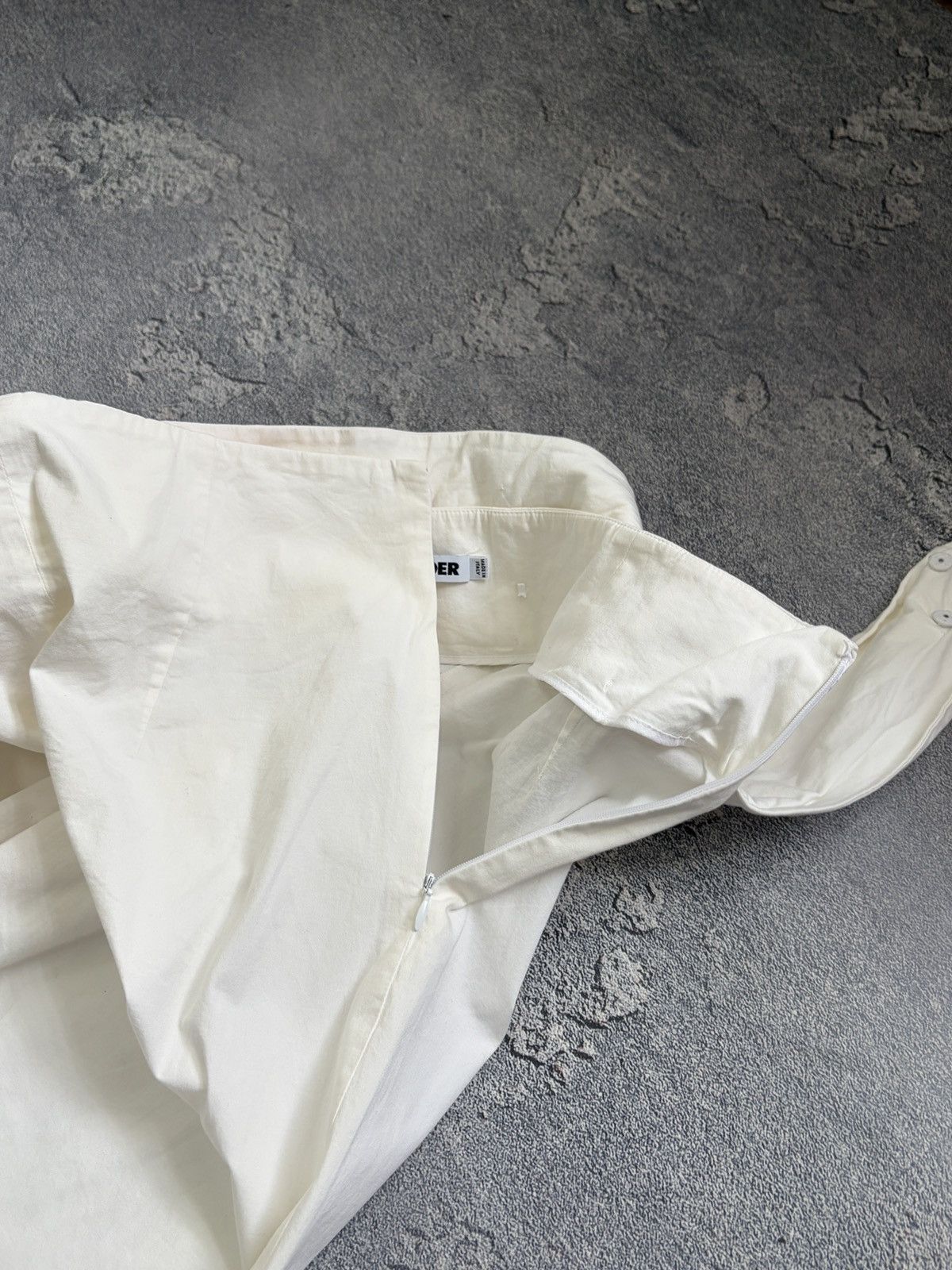 Jil Sander Jil Sander Tie Waist Wrap Trousers White IT 42 Size 28" / US 6 / IT 42 - 12 Thumbnail