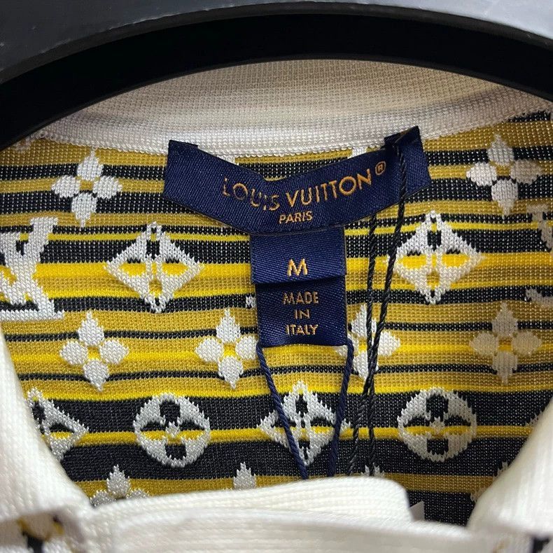 Louis Vuitton Louis Vuitton Louis Vuitton White Logo Piqué Polo Shirt-25 Size US S / EU 44-46 / 1 - 2 Thumbnail