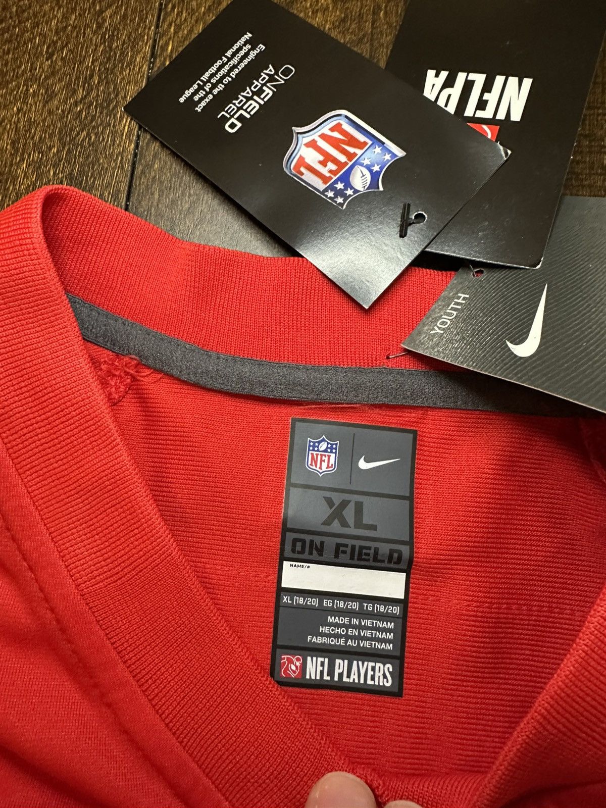 Nike NWT Dicaprio Bootle #30 Kansas City Chiefs Jersey-Size XL Size US XL / EU 56 / 4 - 4 Thumbnail