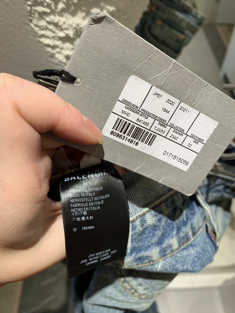 Balenciaga Balenciaga Fully Printed Denim Long Pants Size US 32 / EU 48 - 5 Thumbnail