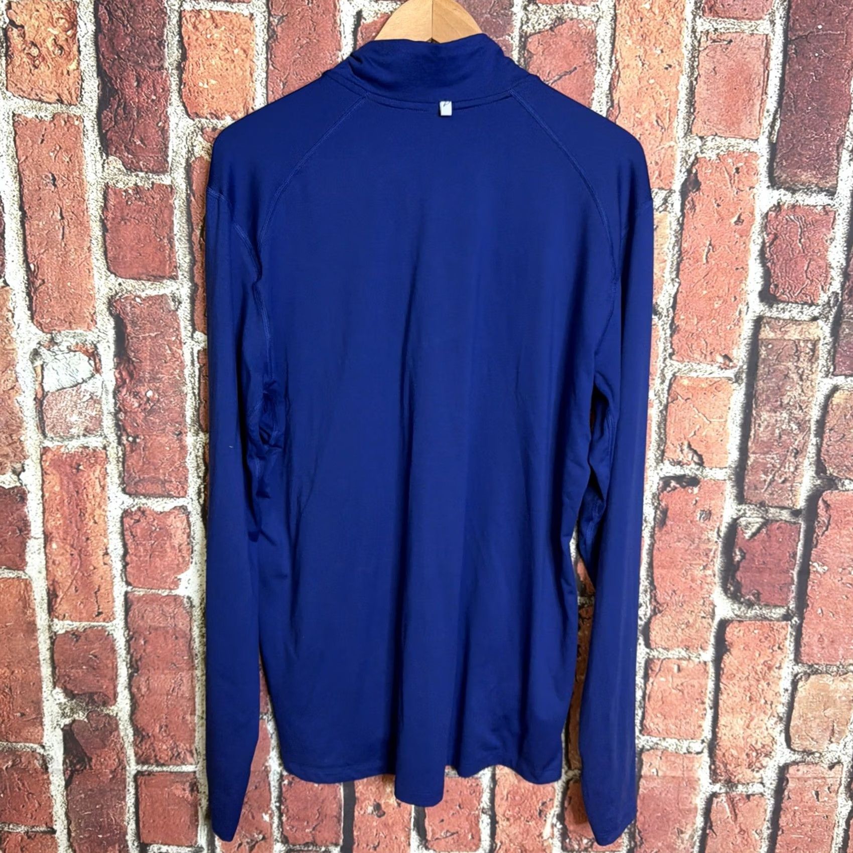Nike Nike Shirt Mens Large Running Element Dri-fit 1/4 Zip Long Sleeve Blue Size US L / EU 52-54 / 3 - 3 Thumbnail