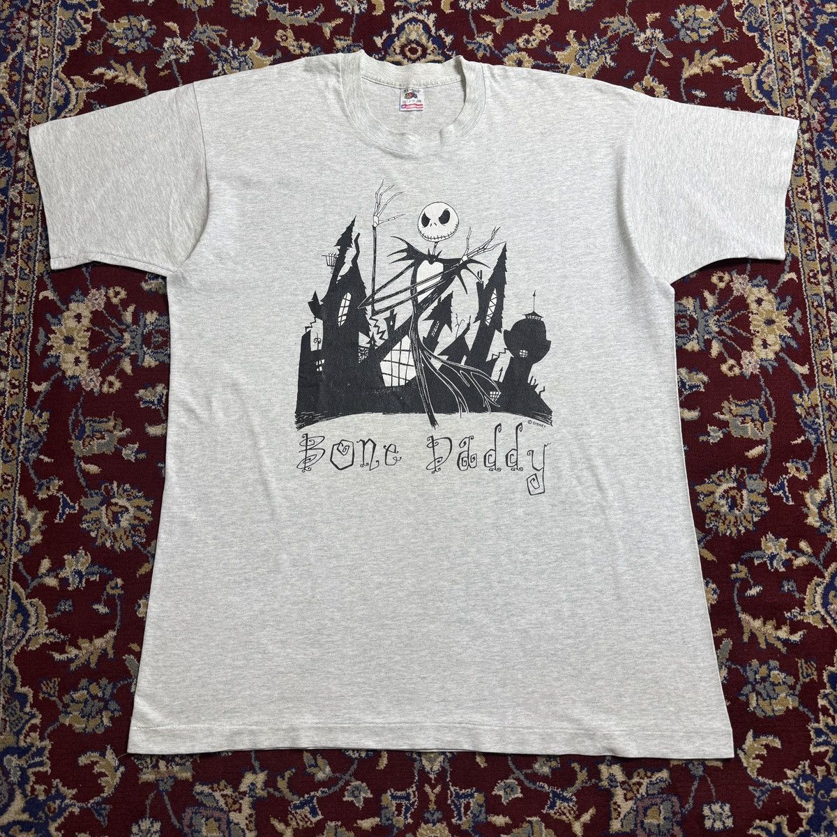 Anime 90s Tim Burton’s The Nightmare before Christmas movie tee Size US XL / EU 56 / 4 - 2 Thumbnail