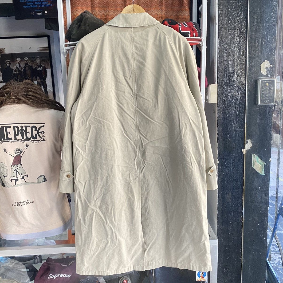 Burberry Vintage Burberrys Single Breasted Trench Coat Beige chekered Size US L / EU 52-54 / 3 - 3 Thumbnail