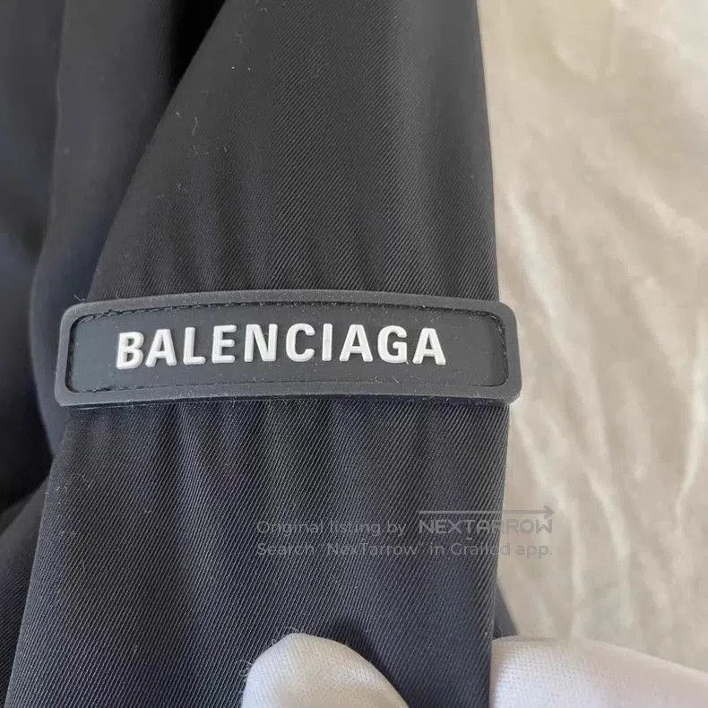 Balenciaga Balenciaga Black Logo Sleeve Blazer. Size US XS / EU 42 / 0 - 5 Thumbnail