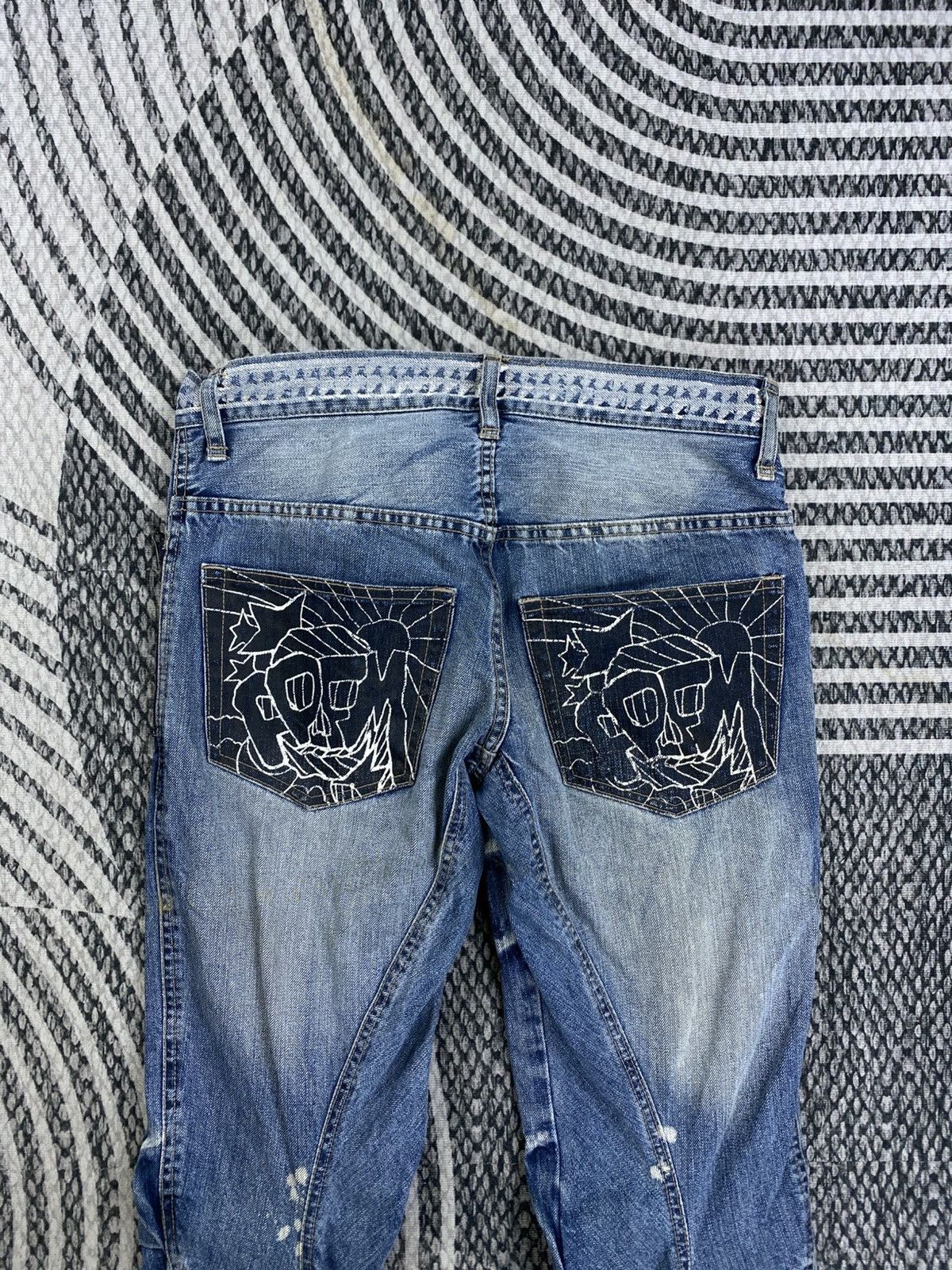 PPFM Vintage PPFM Curve Distressed Denim Pants Size US 32 / EU 48 - 9 Thumbnail