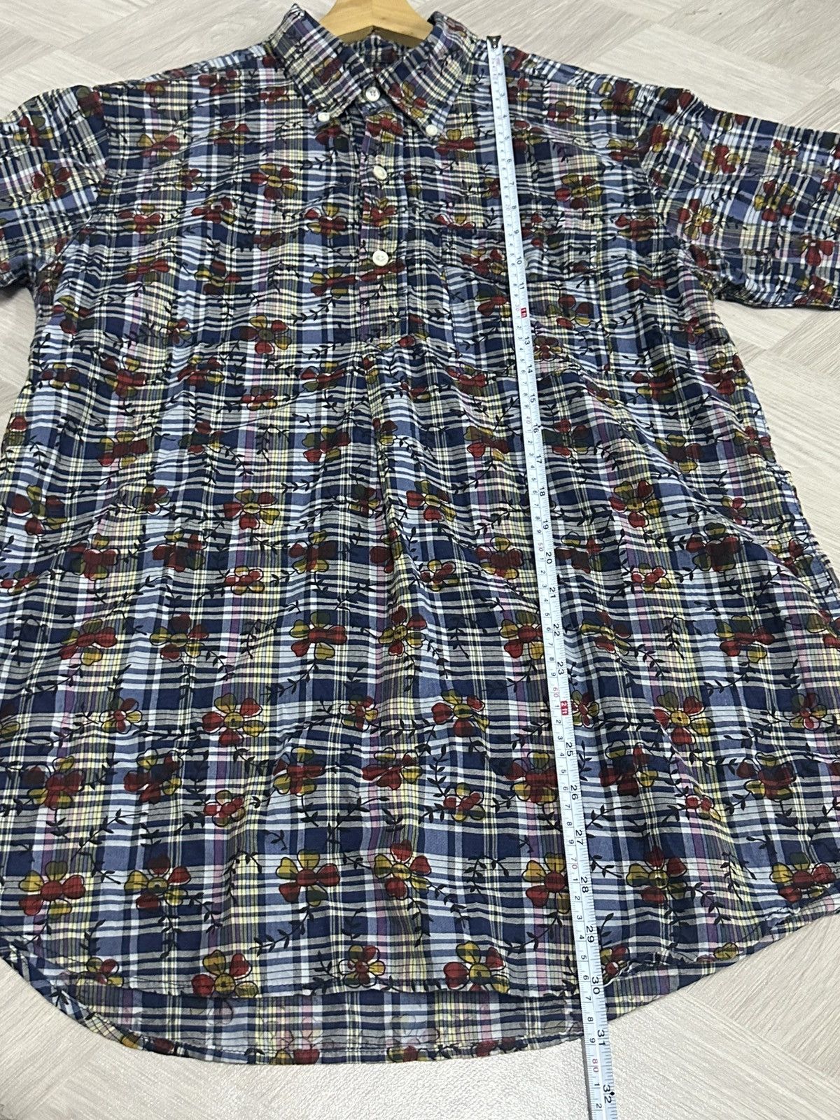 Engineered Garments SS17 Engineered Garments Floral Half Button Shirt Size US M / EU 48-50 / 2 - 20 Thumbnail