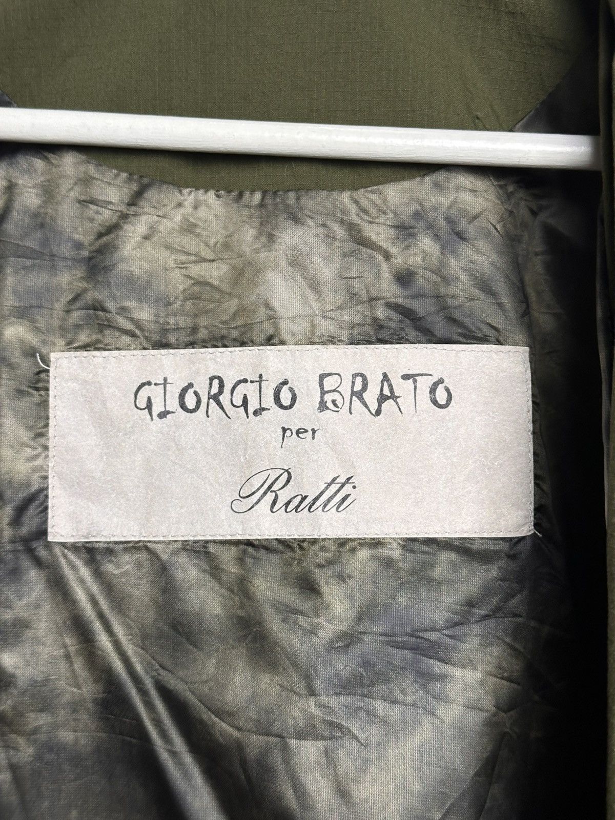 Giorgio Brato Giorgio Brato Ripstop Hybrid Leather Ratti Biker Jacket Size US L / EU 52-54 / 3 - 23 Thumbnail