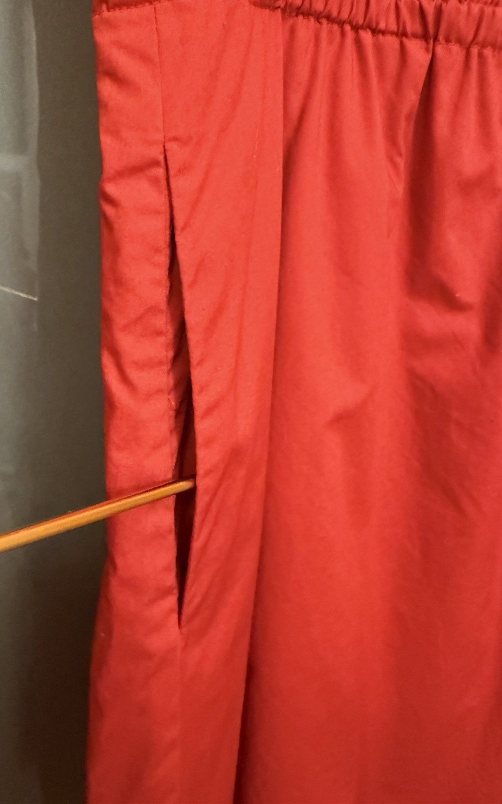 Madewell Madewell Bandana Red Lakeshore Sleeveless Cotton Midi Dress Size XS / US 0-2 / IT 36-38 - 4 Thumbnail