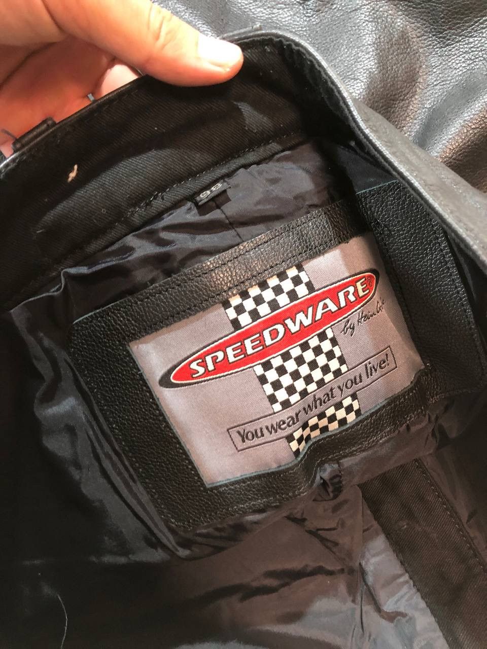 Genuine Leather SpeedWare Racing Moto Leather Pants Size US 33 - 9 Thumbnail