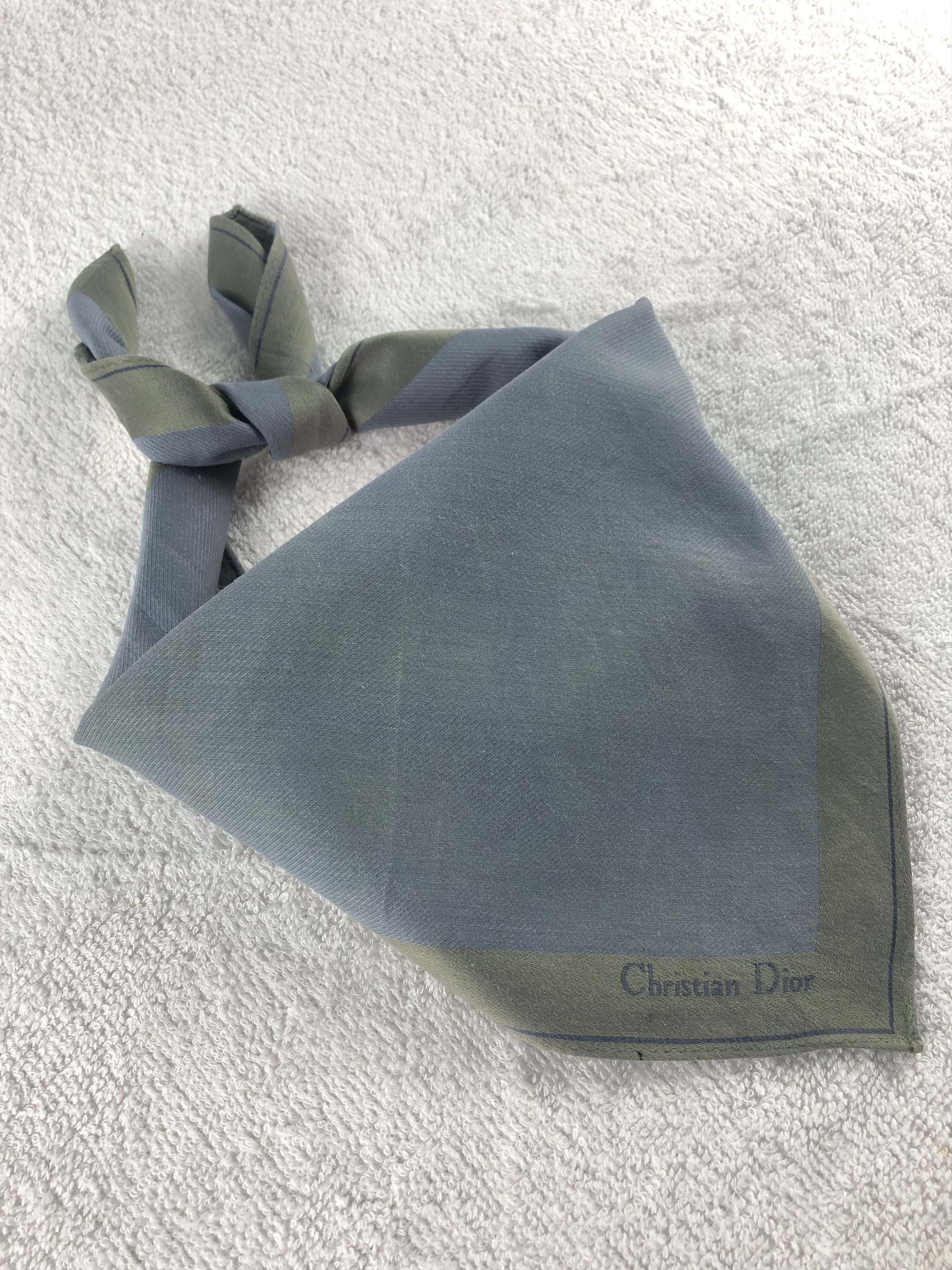 Vintage Christian DIor Handkerchief / Bandana / Neckerchief Size ONE SIZE - 1 Thumbnail