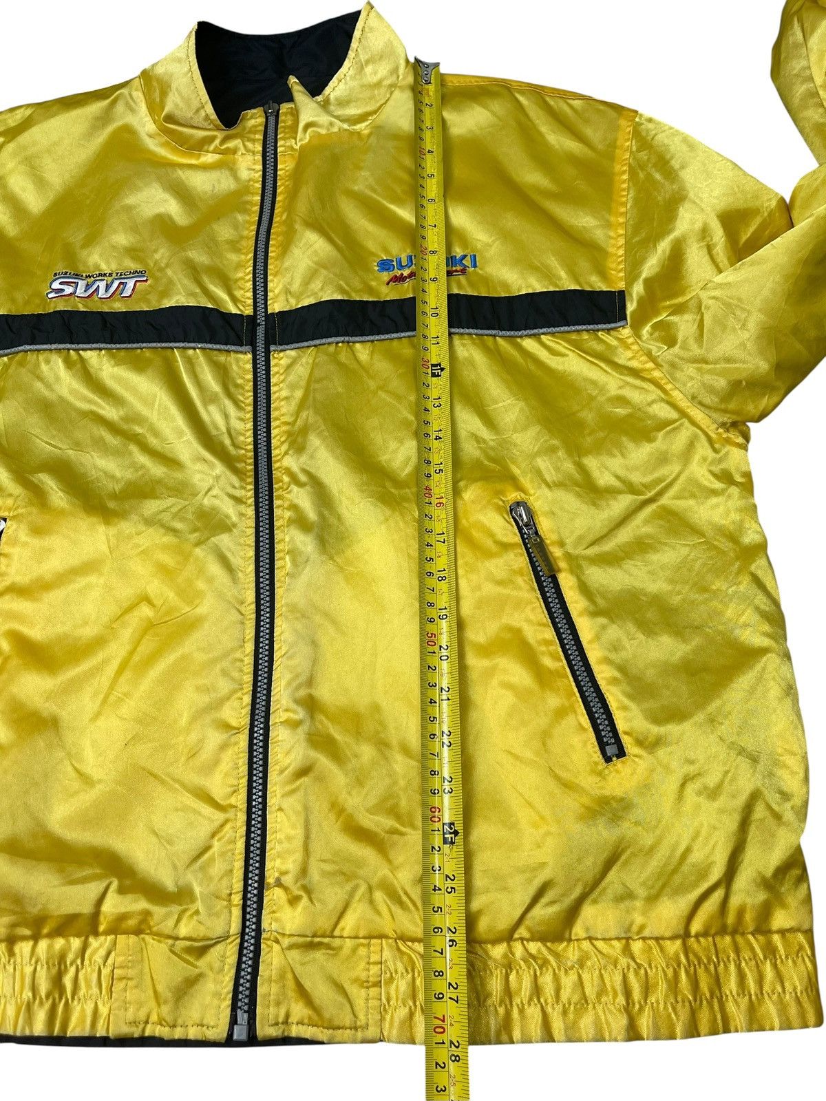 Japanese Brand Vintage Suzuki Motor Sport Light Jacket Riversible Size US XXL / EU 58 / 5 - 8 Thumbnail