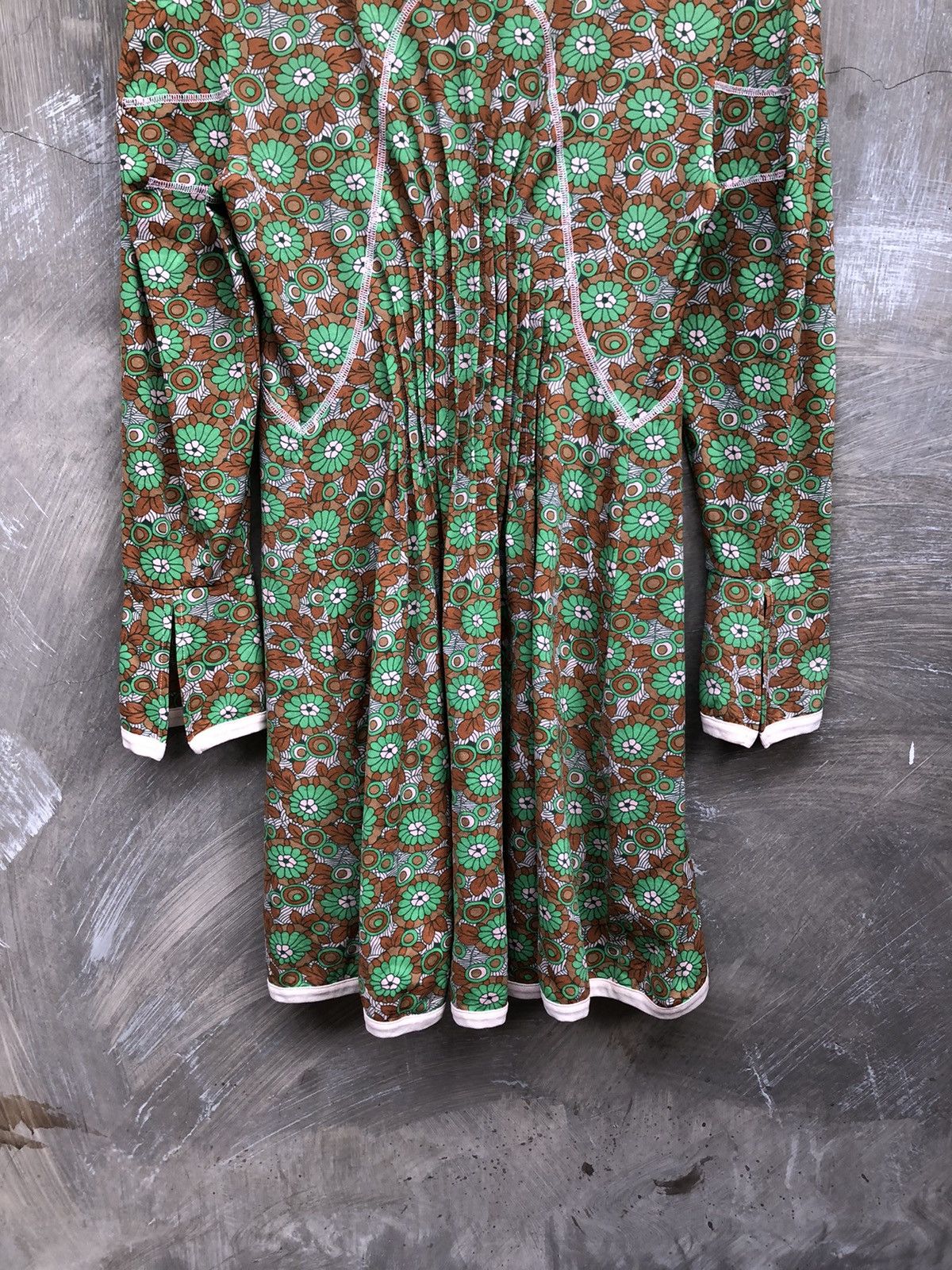 Issey Miyake Issey Miyake Zucca Flower Midi Dress Size M / US 6-8 / IT 42-44 - 8 Thumbnail