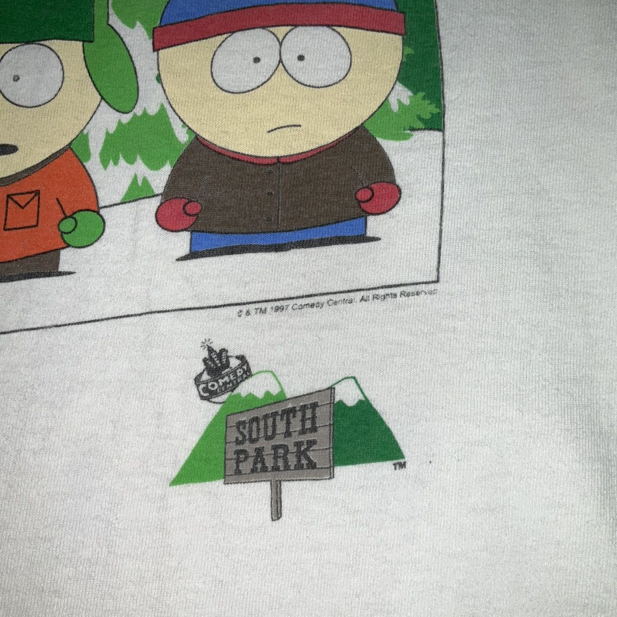 Vintage Vintage 1997 South Park T-shirt Comedy Central Size US L / EU 52-54 / 3 - 3 Thumbnail