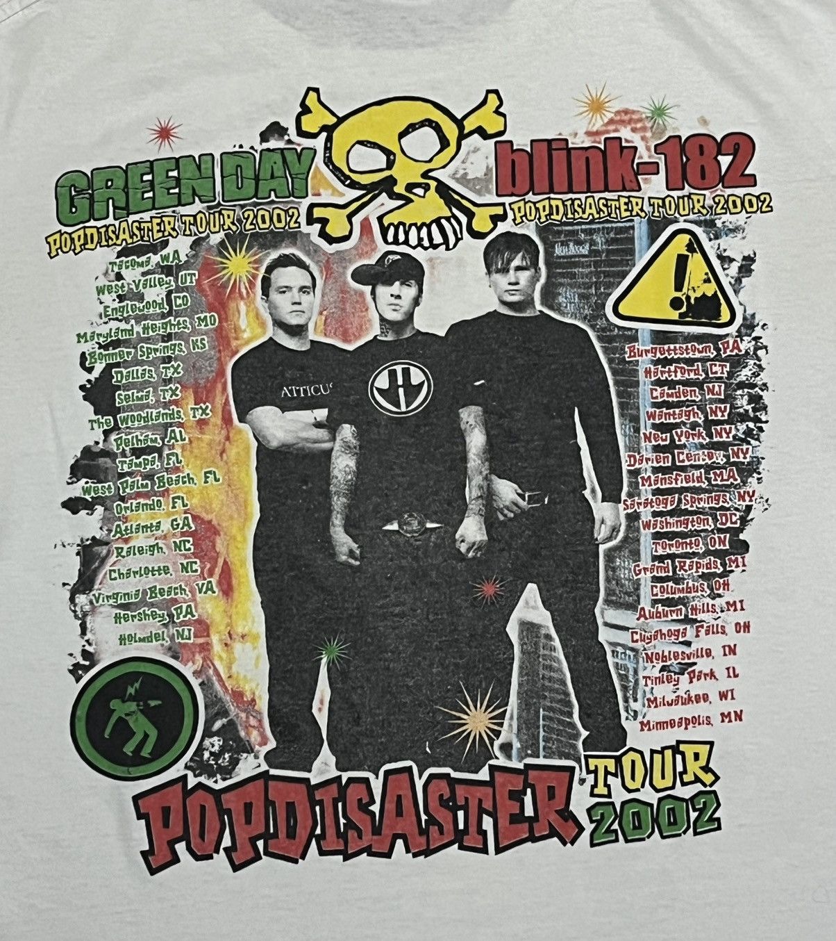 Band Tees Green Day x Blink 182 Pop Disaster Tour Size US L / EU 52-54 / 3 - 3 Thumbnail
