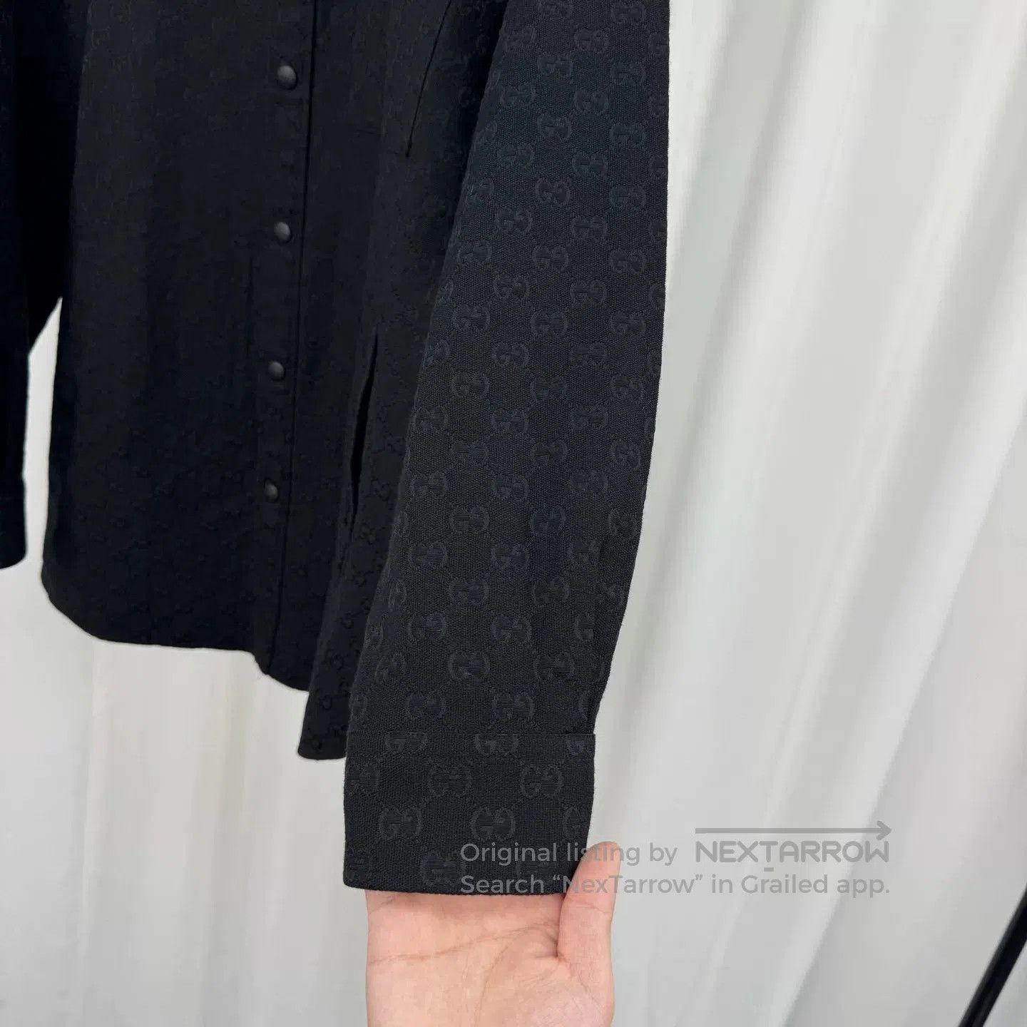 Gucci gucci black denim graphic shirt jacket. Size US L / EU 52-54 / 3 - 5 Thumbnail