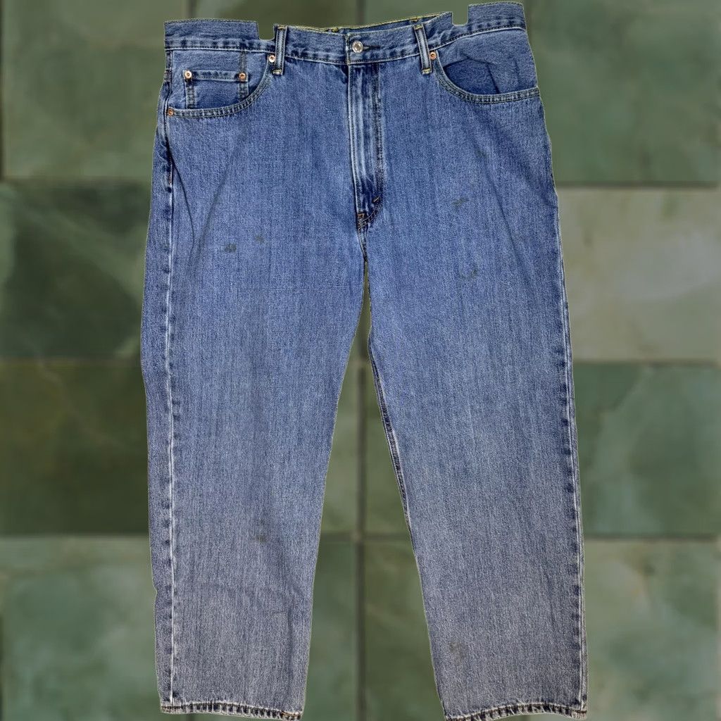 Levi's Levi'S 550 Jeans Mens 40x30 Blue Relaxed Fit Tapered Leg Denim Red Tab Size US 40 / EU 56 - 1 Thumbnail