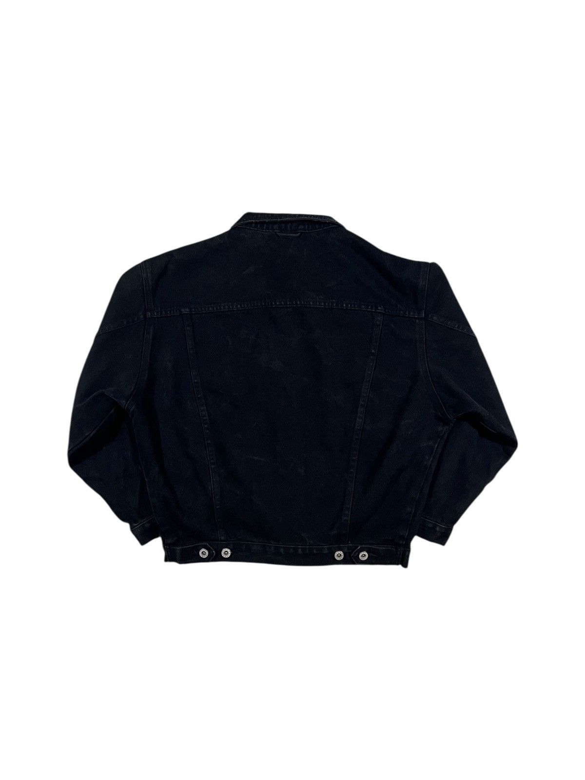 Vintage Vintage Paco Black Denim Jacket Size XL / US 12-14 / IT 48-50 - 2 Thumbnail