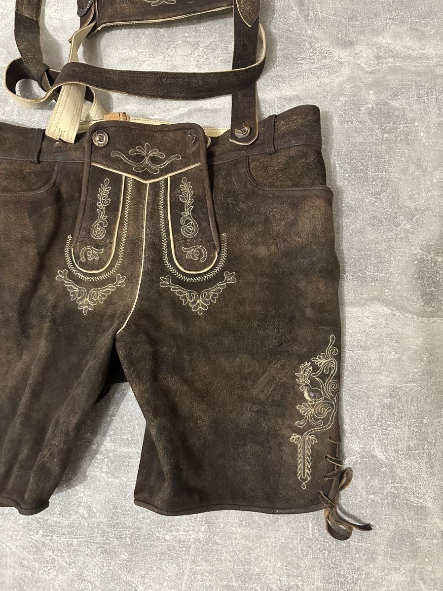 Cowboy Equipment × Vintage Leather Cowboy Shorts Size US 40 / EU 56 - 4 Thumbnail