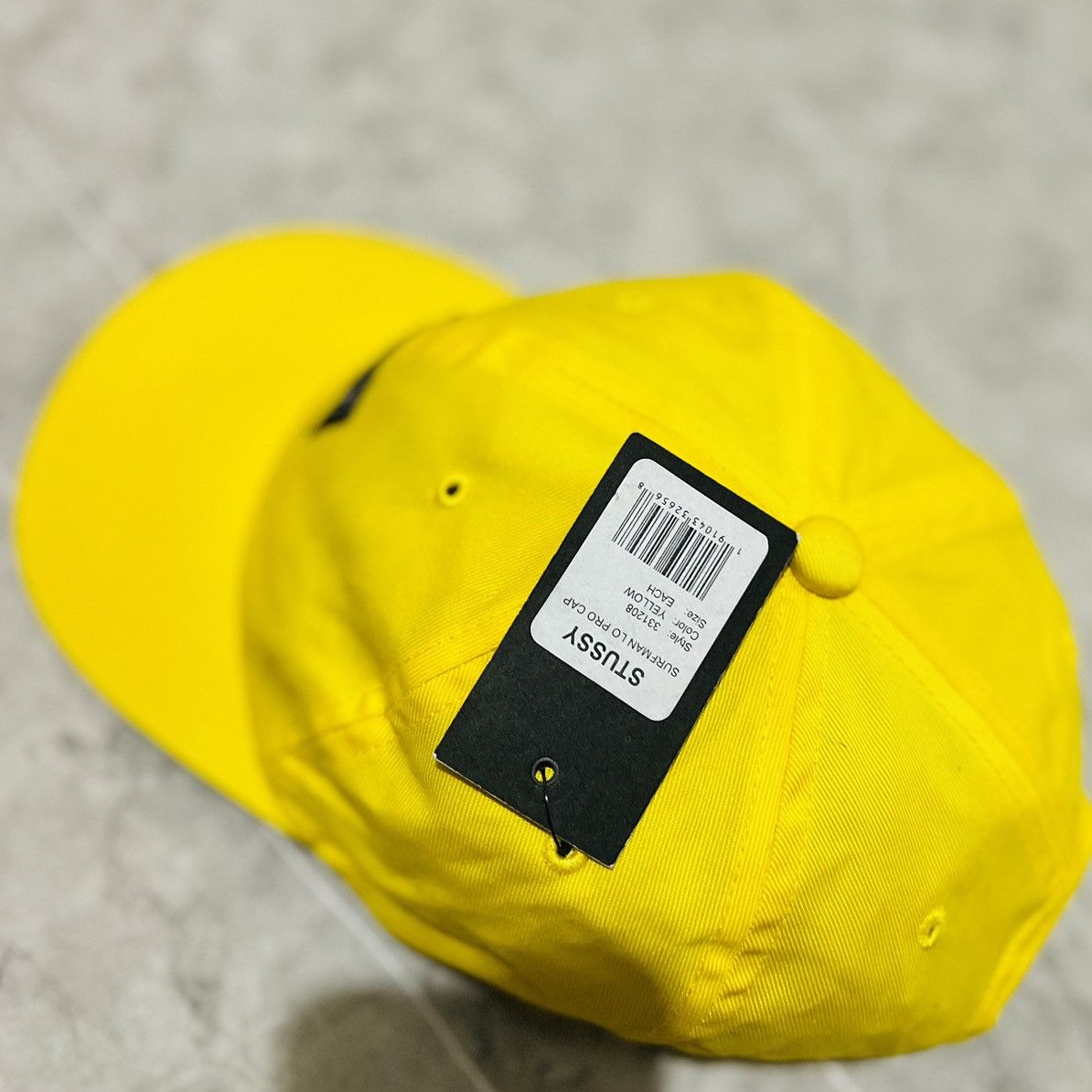 Stussy × Vintage STUSSY SURFMAN CAP YELLOW Size ONE SIZE - 4 Thumbnail