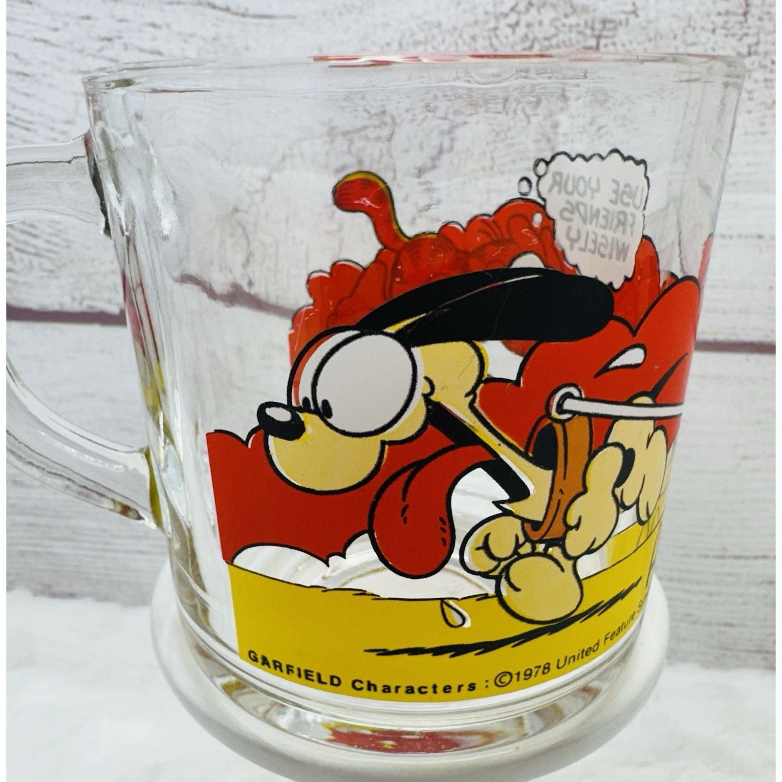 Other McDonald’s Garfield & Odie Clear Glass Coffee Mugs Cups VINT Size ONE SIZE - 11 Thumbnail