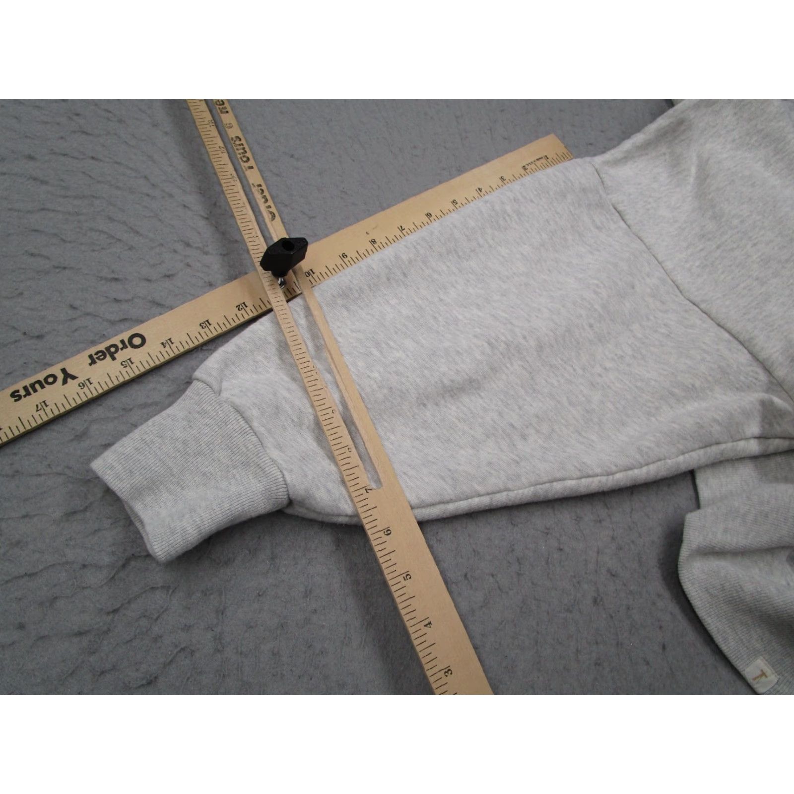 Vintage Tkees Women's Oversized 1/4 Zip Pullover Sweatshirt Gray Size 0/1 Cotton Blend Casual Activewear Size XS / US 0-2 / IT 36-38 - 7 Thumbnail