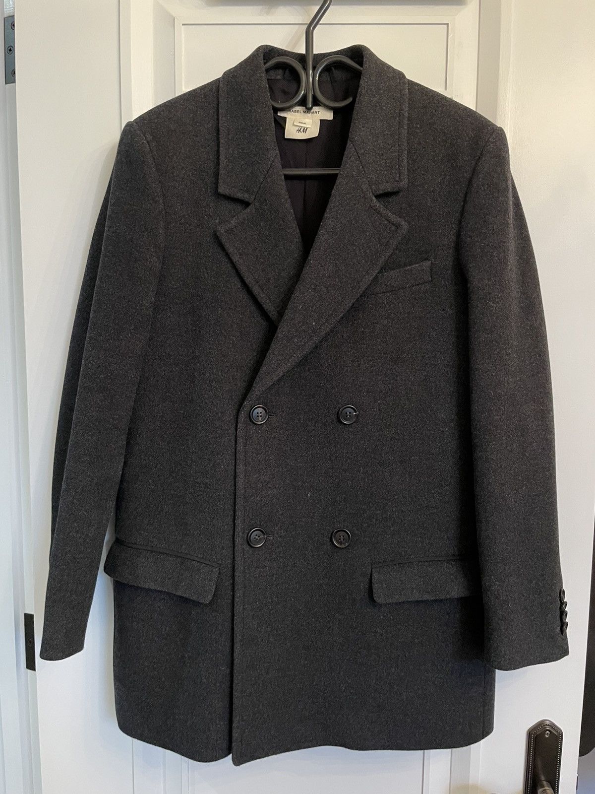 H&M × Isabel Marant H&M x Isabel Marant grey pea coat Size US S / EU 44-46 / 1 - 1 Thumbnail