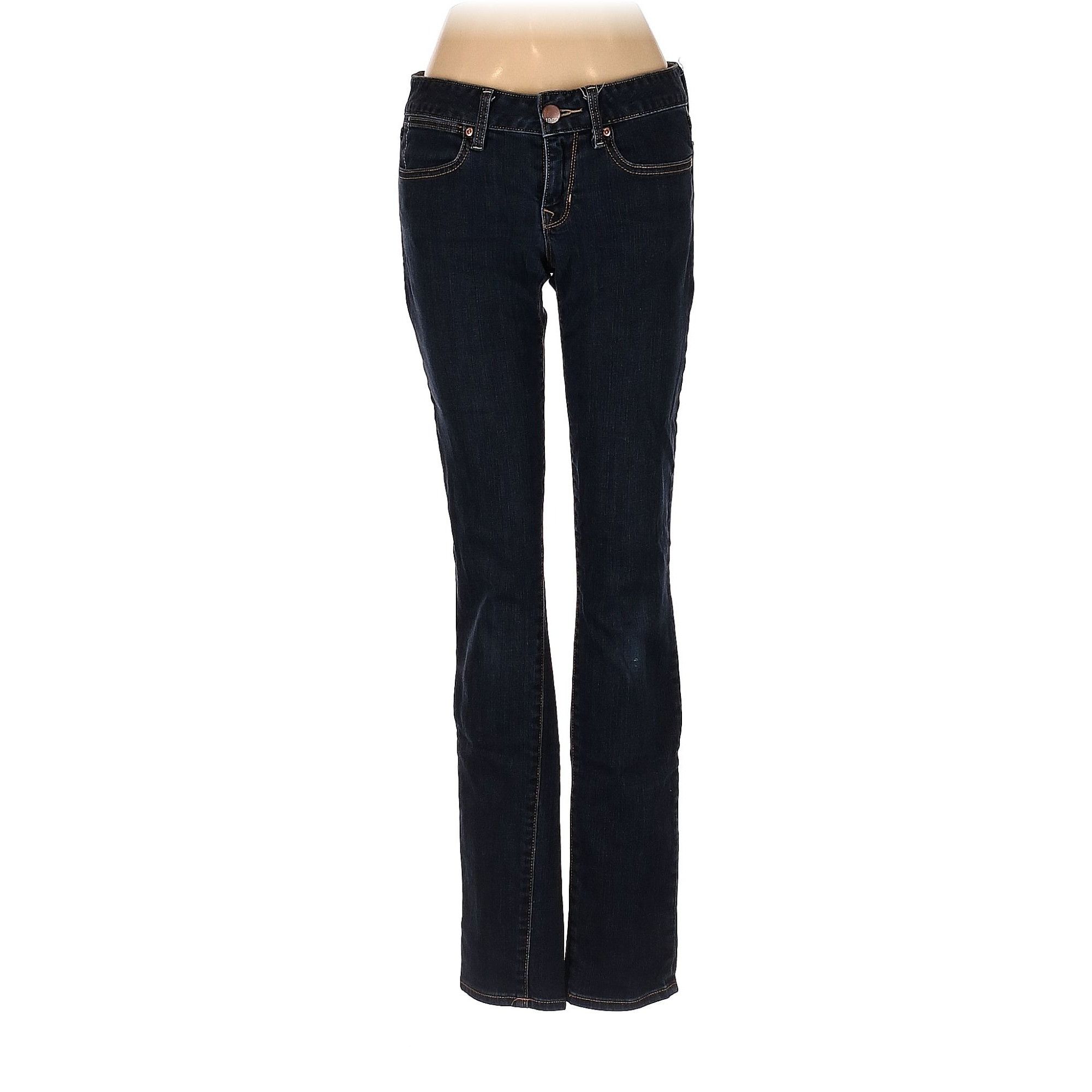 Gap Gap Always Skinny Mid Rise Dark Blue Jeans Size 27/4r Size 27" / US 4 / IT 40 - 1 Thumbnail