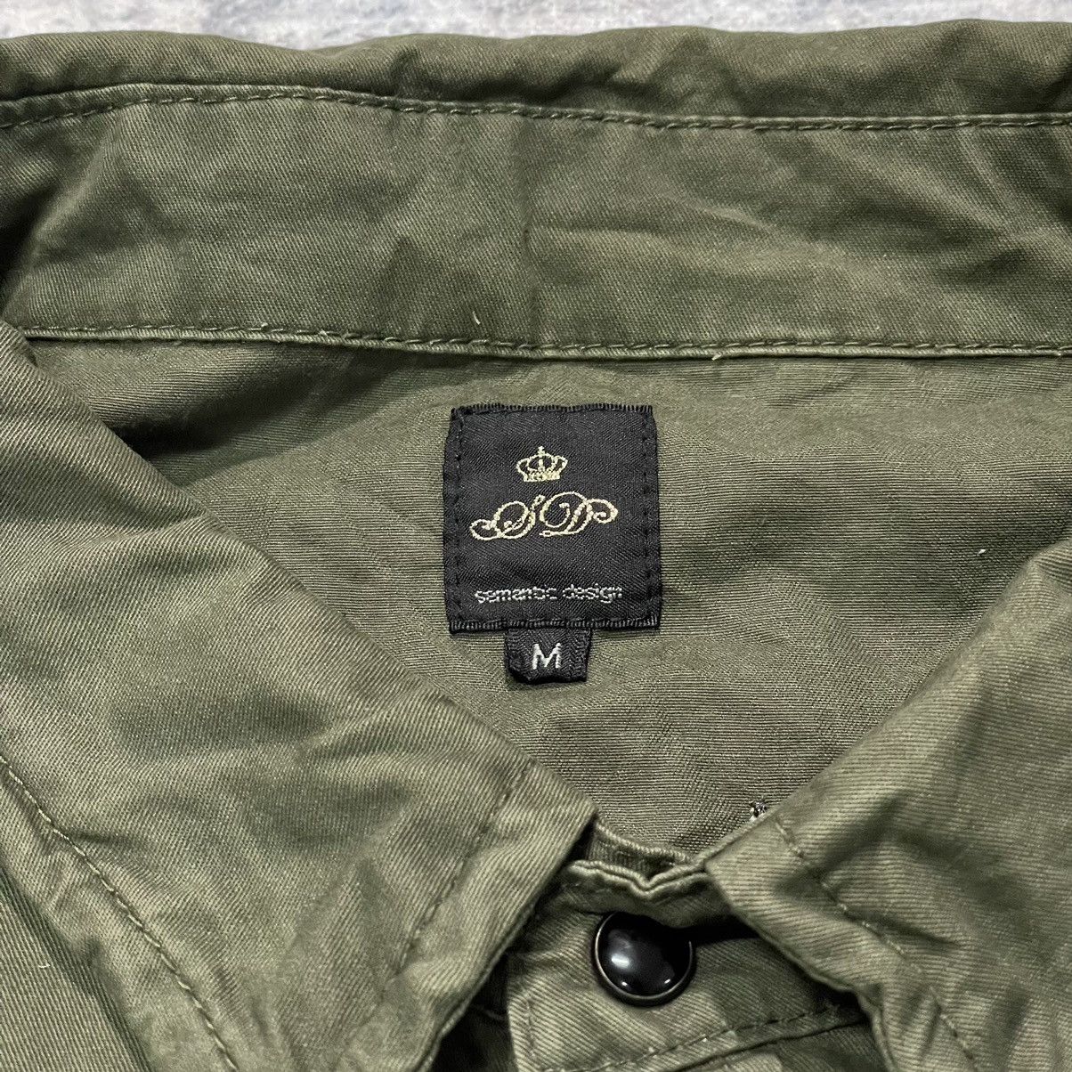 semanticdesign 🇯🇵 Semantic design archieve army cross collar button up punk Size US S / EU 44-46 / 1 - 5 Thumbnail
