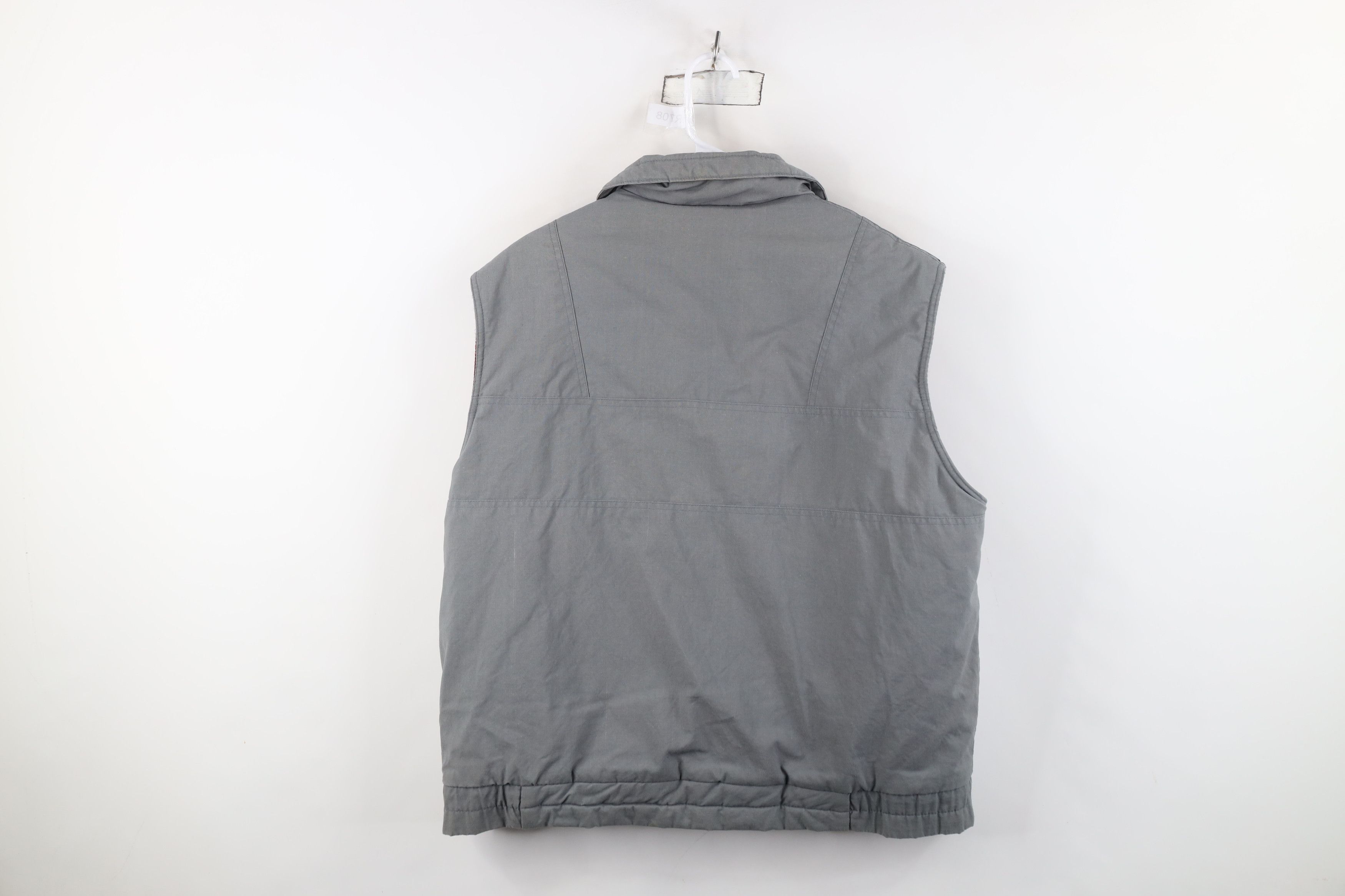 Vintage Vintage 90s Streetwear Stonewash Lined Puffer Vest Jacket Size US XL / EU 56 / 4 - 14 Thumbnail