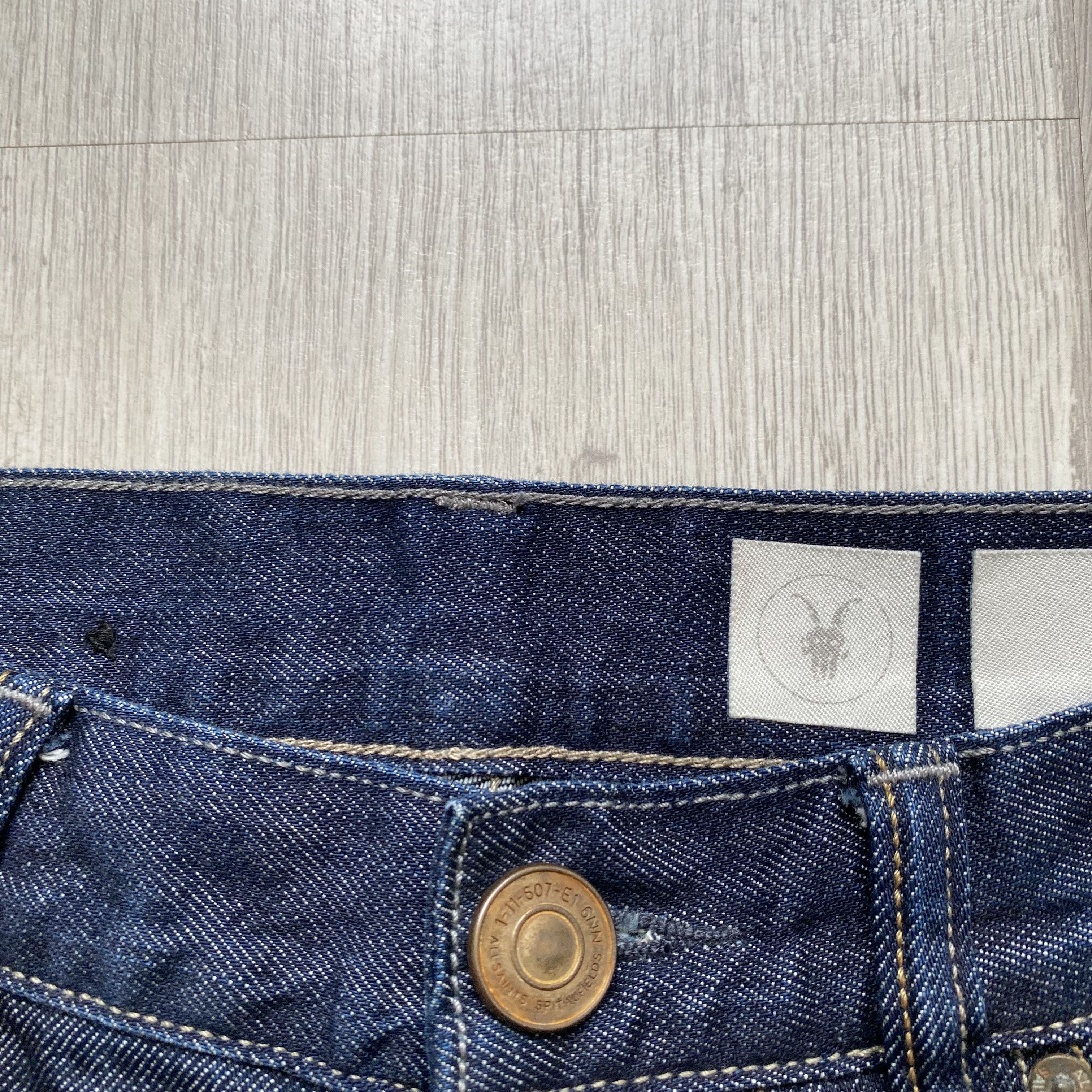 Allsaints ALLSAINTS Denim shorts indigo jeans slim Size US 29 - 4 Thumbnail