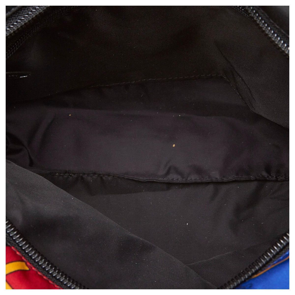 Yves Saint Laurent Yves Saint Laurent Black Love Printed Nylon Handbag/Tote Bag Size ONE SIZE - 9 Thumbnail