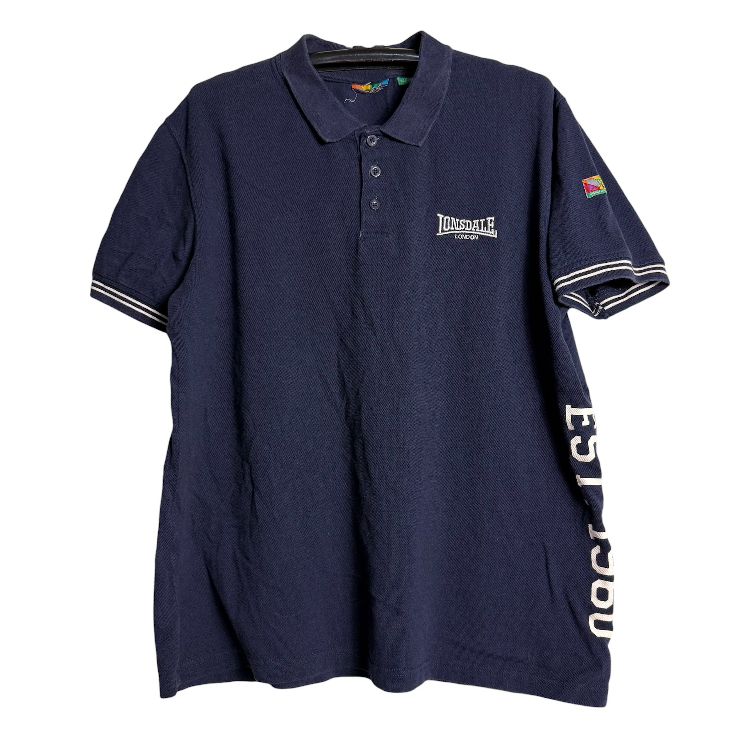 Lonsdale 🔥RARE🔥Vintage Lonsdale London OG Polo Shirt Size US XL / EU 56 / 4 - 1 Thumbnail