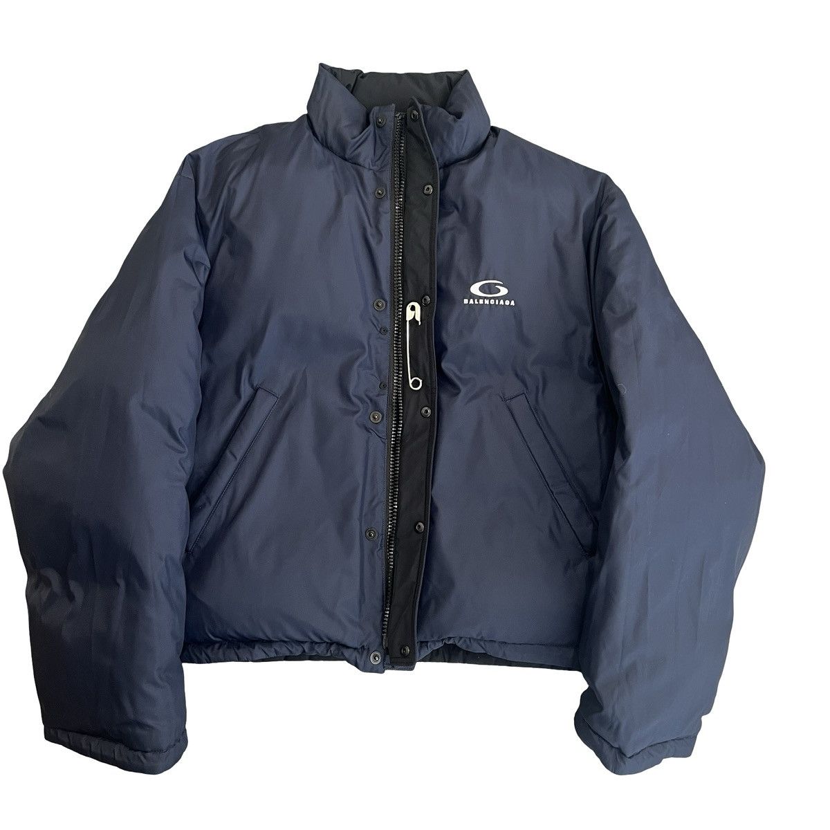 Balenciaga BALENCIAGA 2024AW Reversible Logo Padded Down Jacket Size US M / EU 48-50 / 2 - 8 Thumbnail