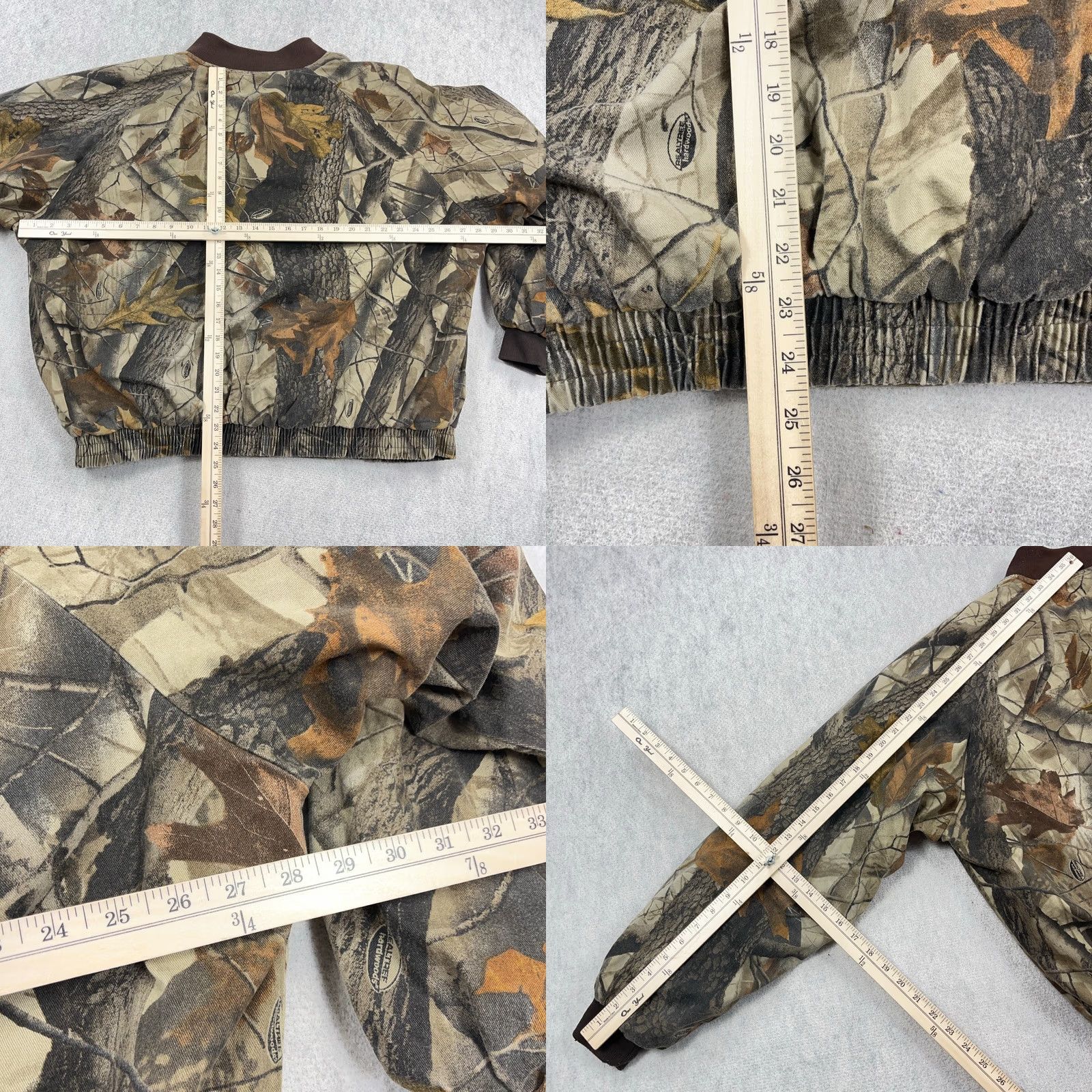 Realtree Final Answer: Vintage Realtree Camo Jacket Men XXL Bomber Hardwoods 90s Y2K Blanket Lined Snap Size US XXL / EU 58 / 5 - 8 Thumbnail