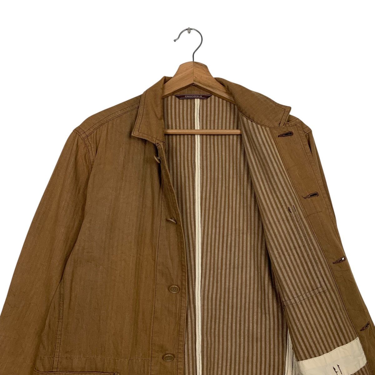 Japanese Brand Vintage 90’s CROCODILE Casual Work Jacket #2823-C127 Size US M / EU 48-50 / 2 - 9 Thumbnail