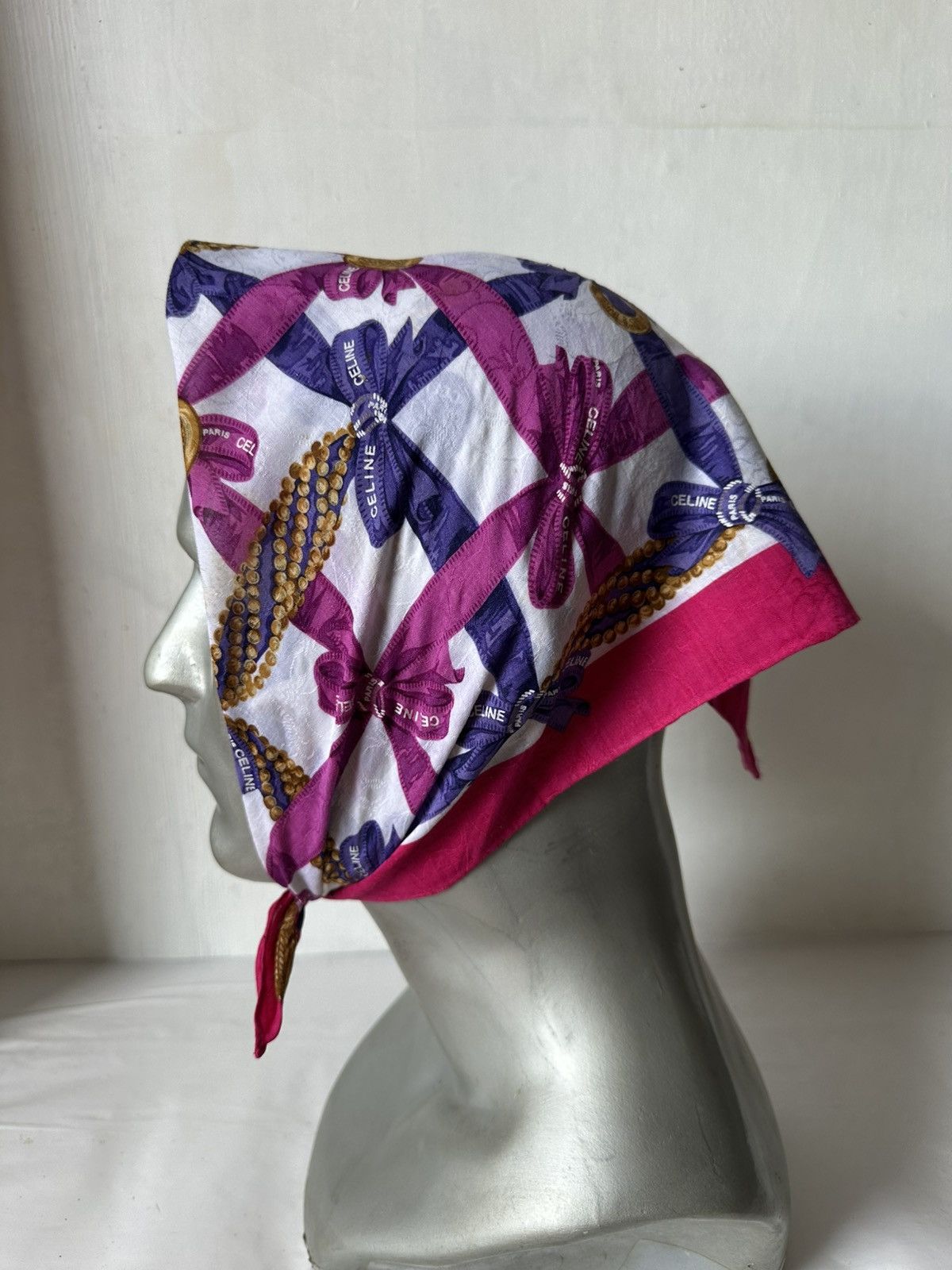 Vintage Vintage Celine Handkerchief/ Neckerchief/ Bandana Size ONE SIZE - 5 Thumbnail