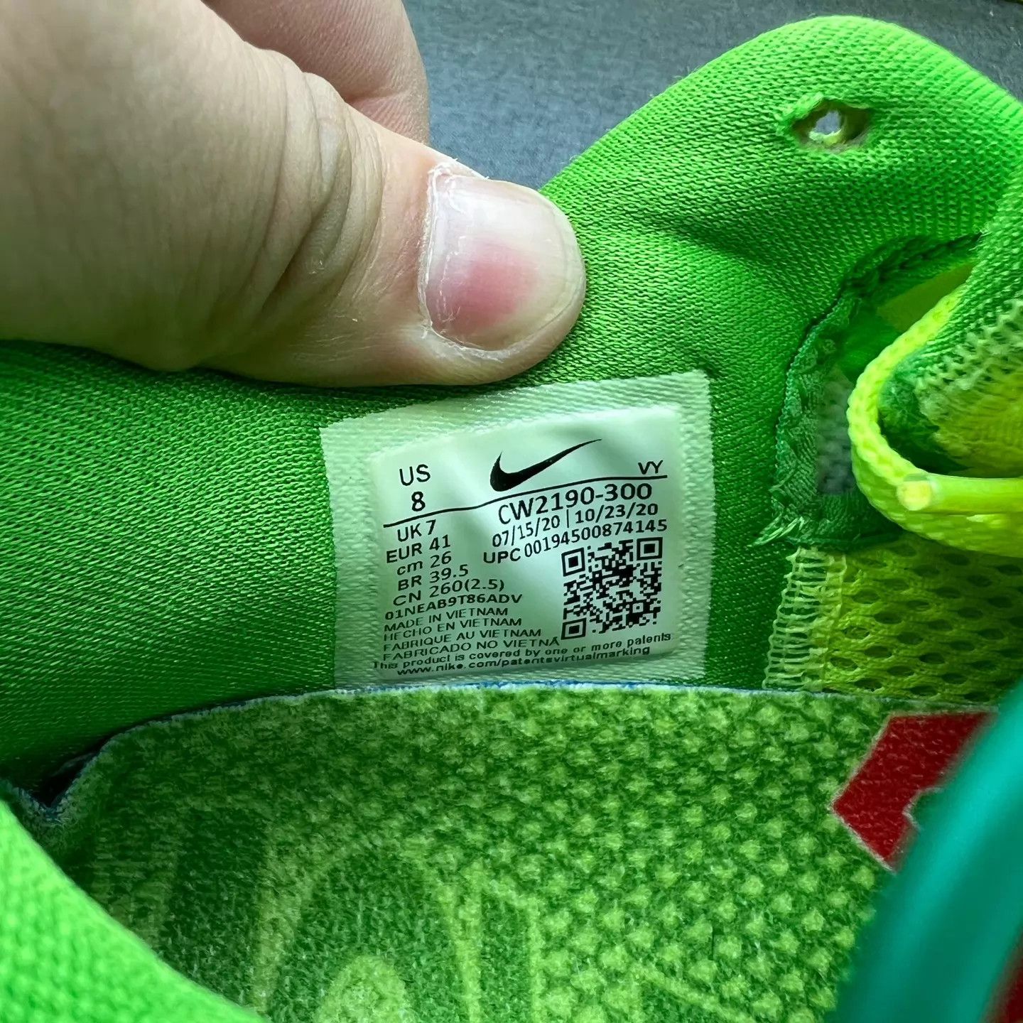 Nike Nike ZK6 Green Hornet 41 Worn 2x Near New Original Box Size US 8 / EU 41 - 5 Thumbnail